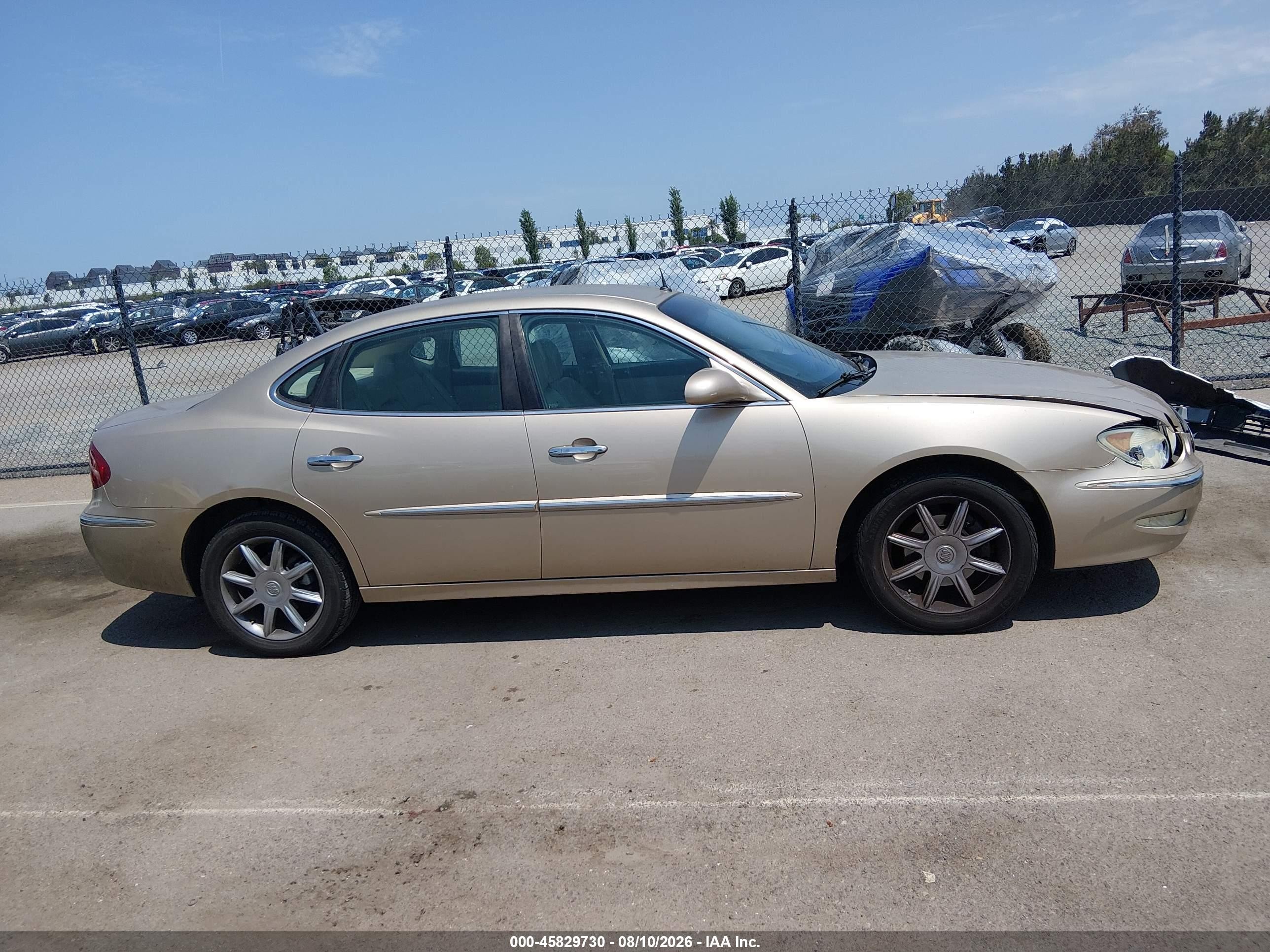 2005 Buick Lacrosse Cxs Champagne vin: 2G4WE537951207351