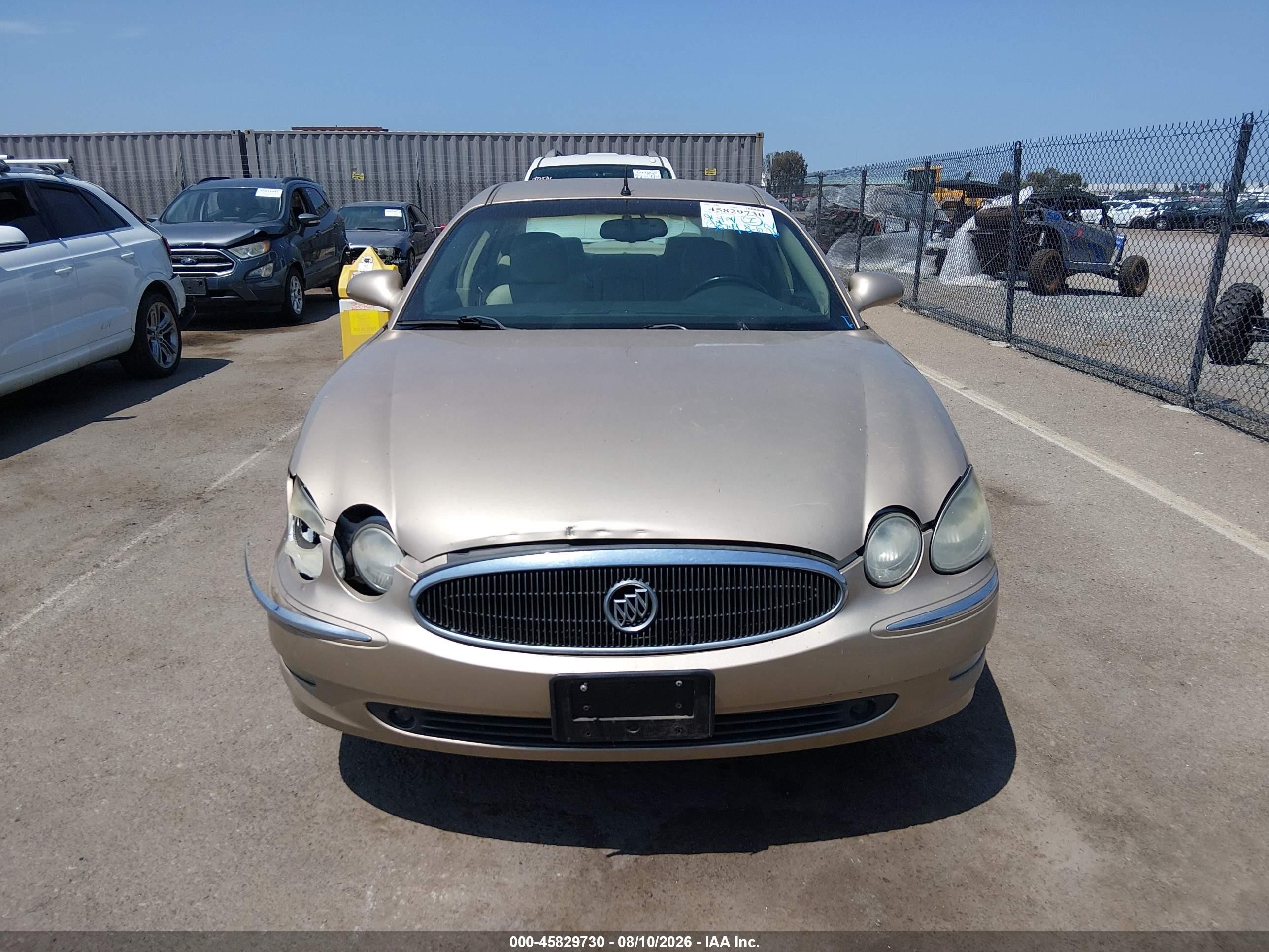 2005 Buick Lacrosse Cxs Champagne vin: 2G4WE537951207351