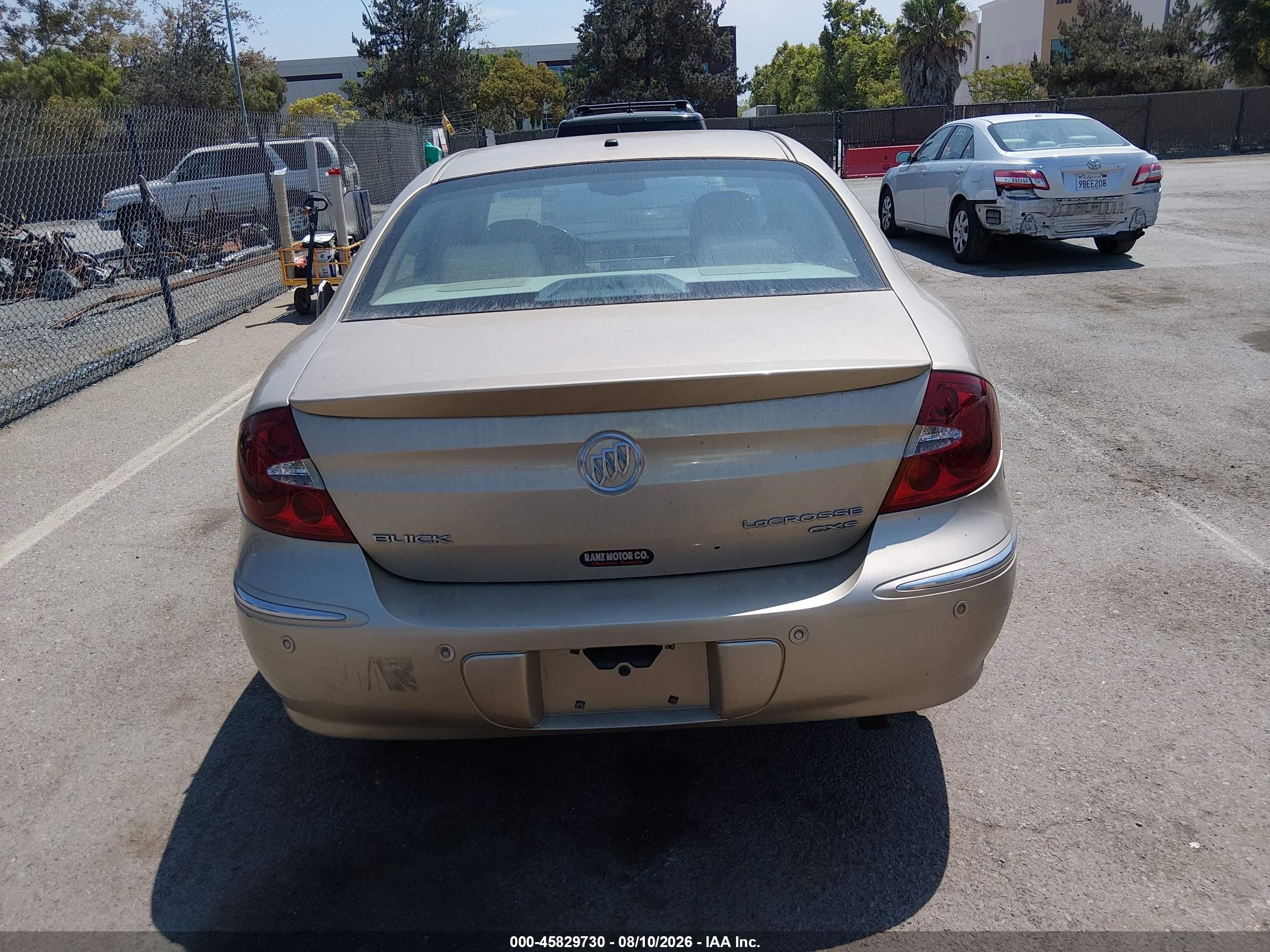 2005 Buick Lacrosse Cxs Champagne vin: 2G4WE537951207351
