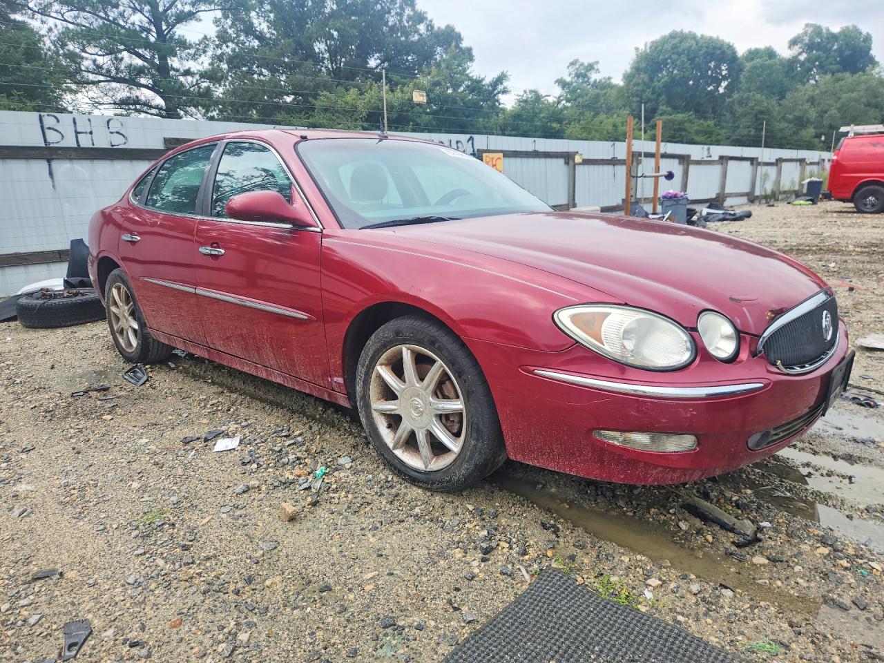 2005 Buick Lacrosse Cxs Burgundy vin: 2G4WE567451200707