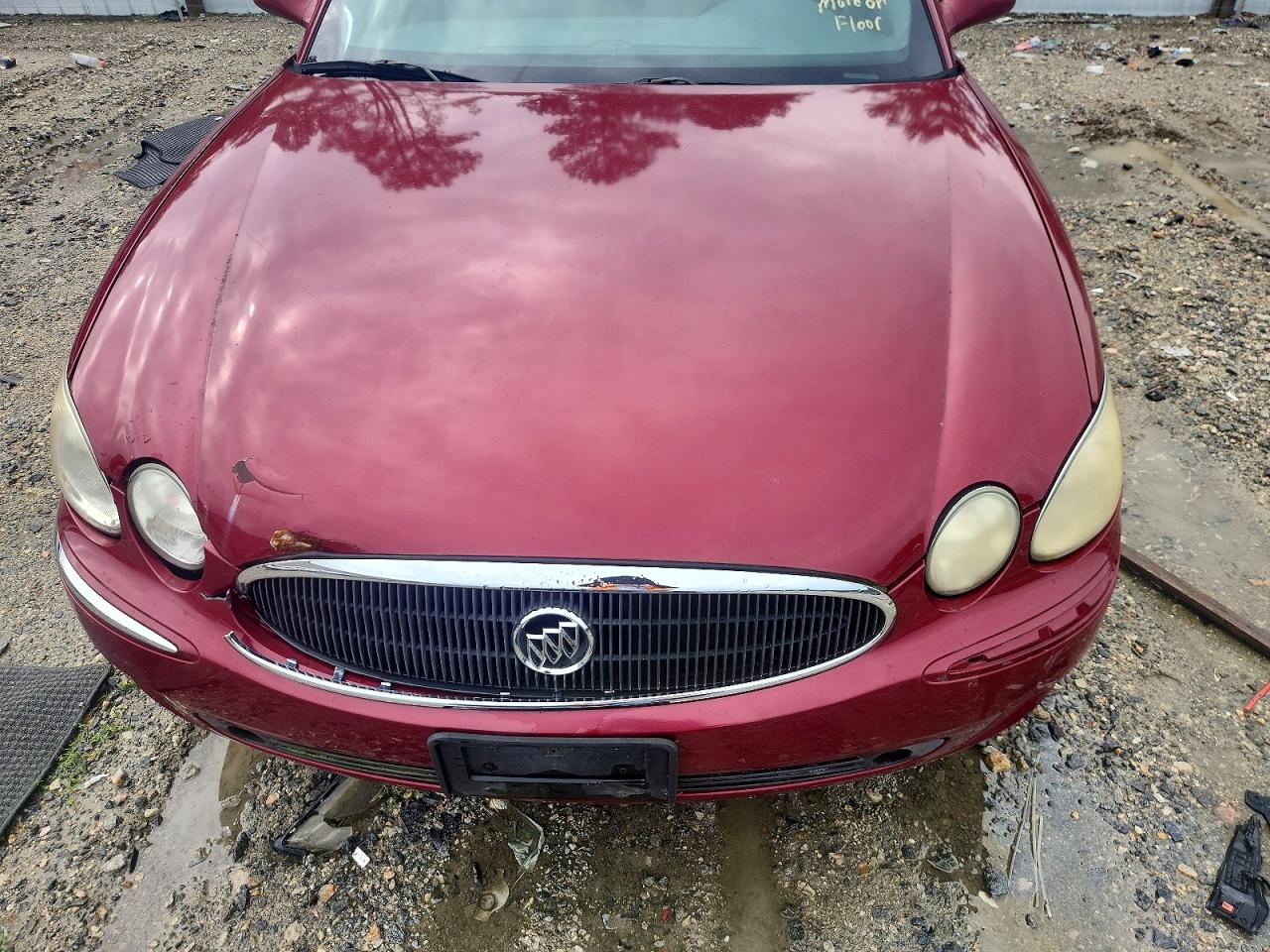 2005 Buick Lacrosse Cxs Burgundy vin: 2G4WE567451200707