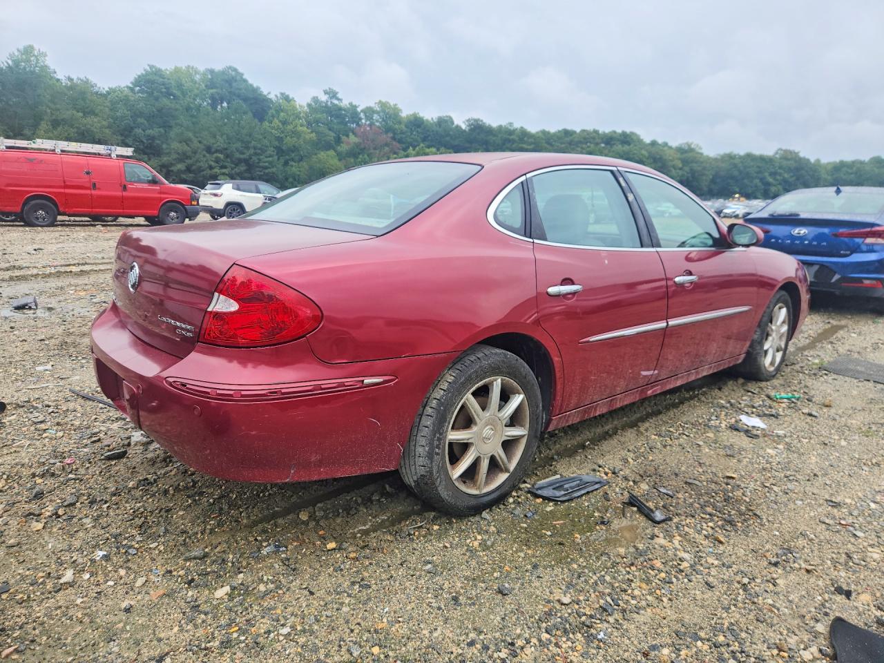 2005 Buick Lacrosse Cxs Burgundy vin: 2G4WE567451200707