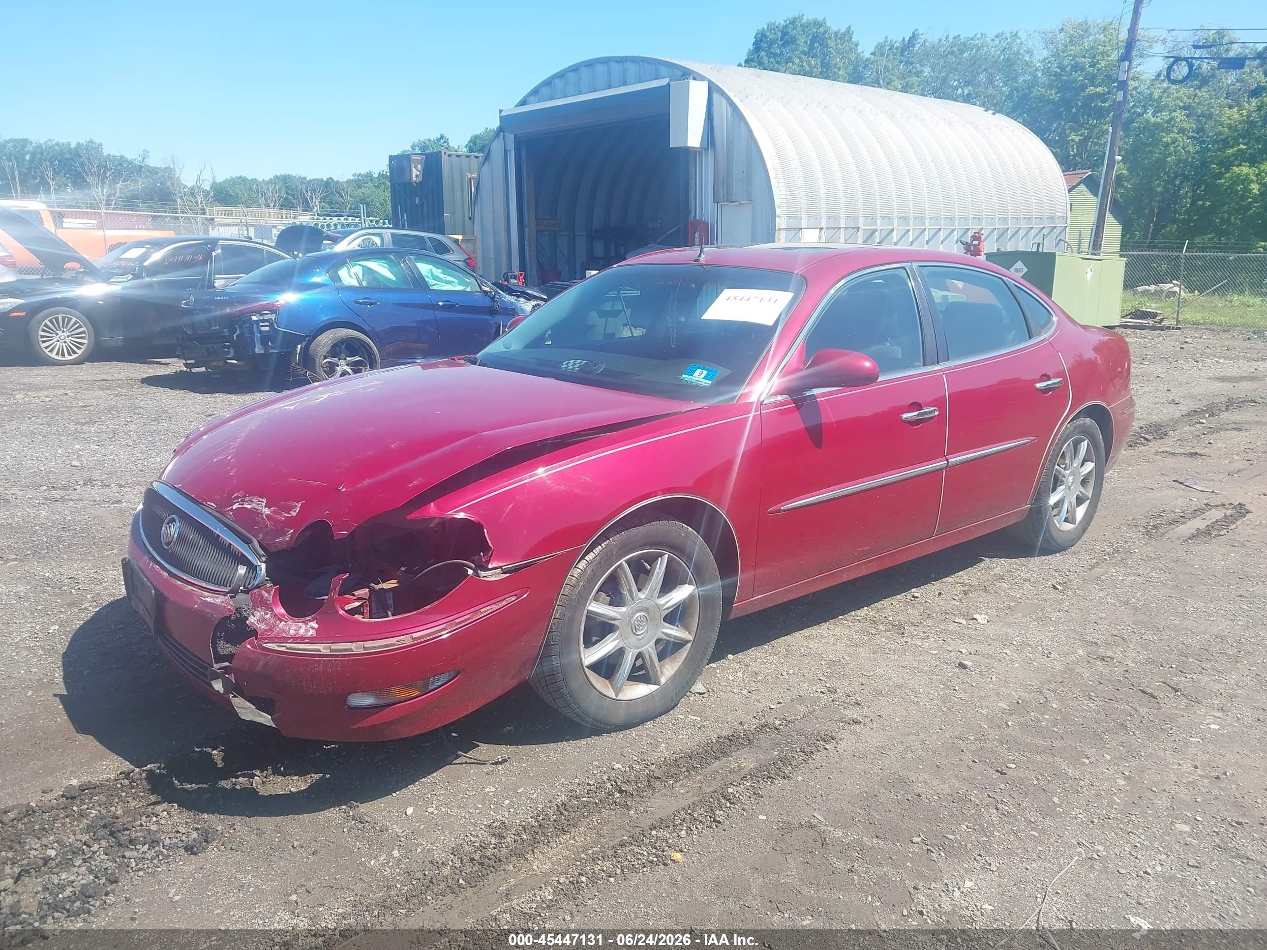 2005 Buick Lacrosse Cxs Red vin: 2G4WE567451220424