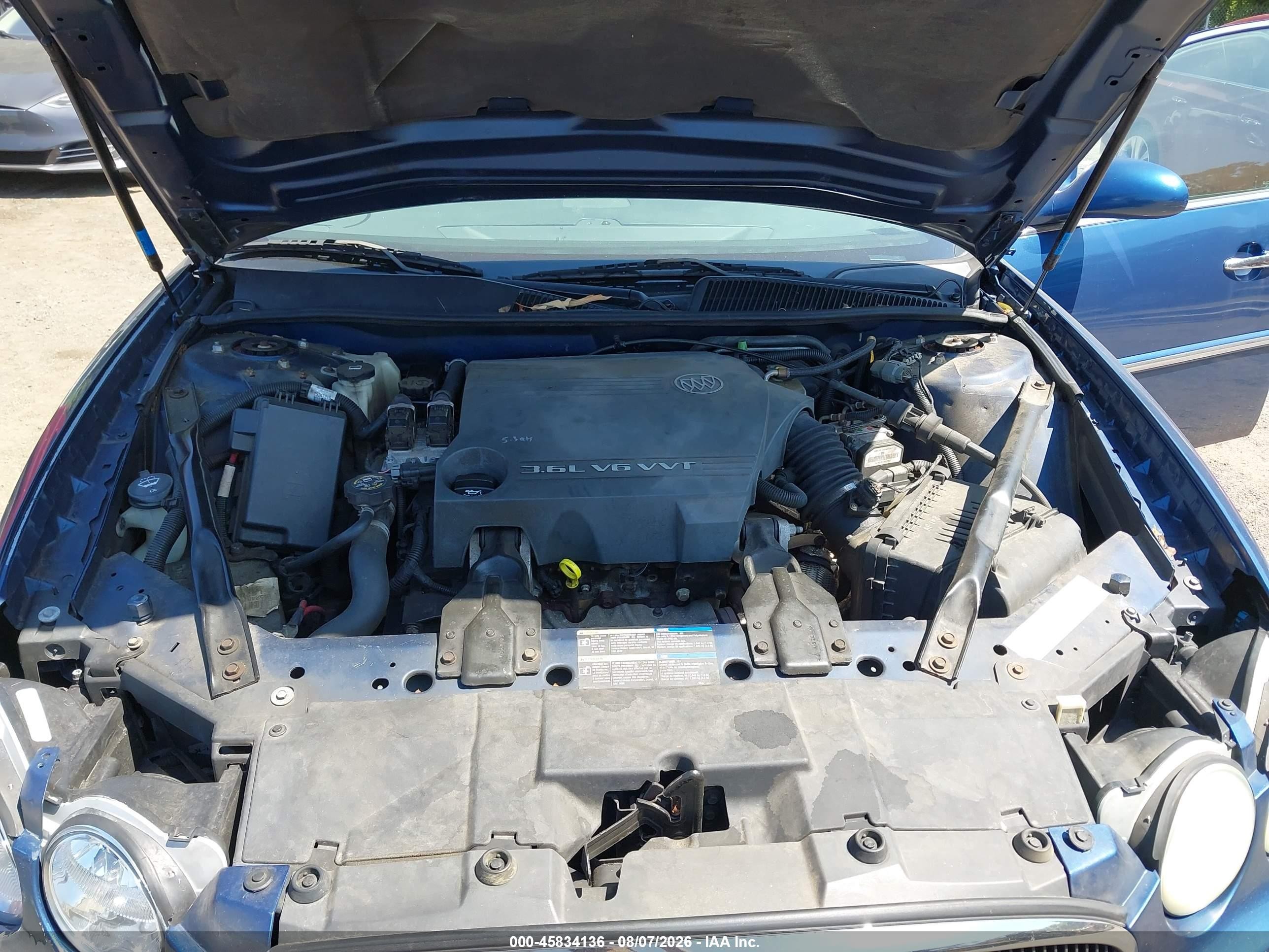 2005 Buick Lacrosse Cxs Blue vin: 2G4WE567X51276660