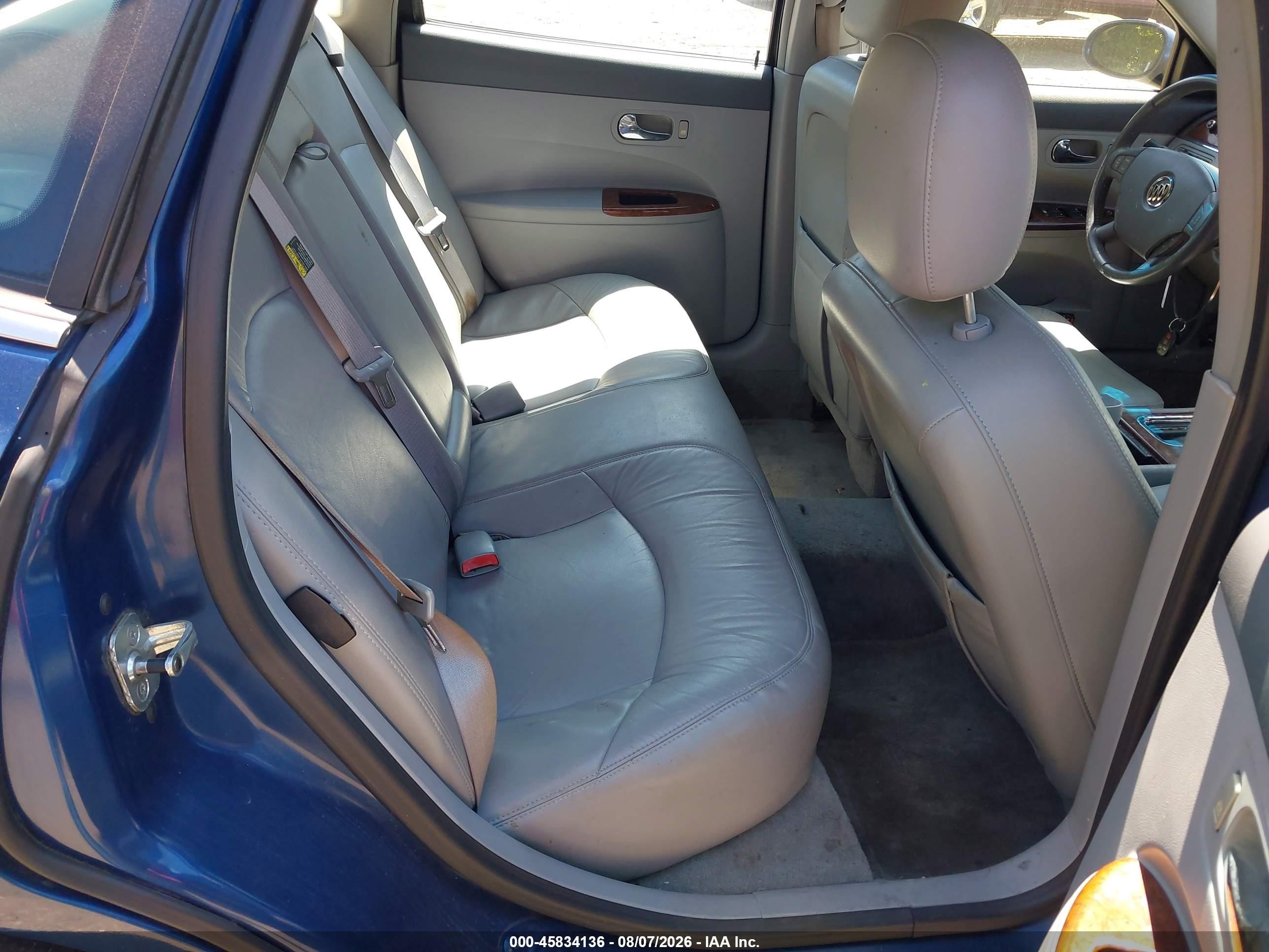 2005 Buick Lacrosse Cxs Blue vin: 2G4WE567X51276660
