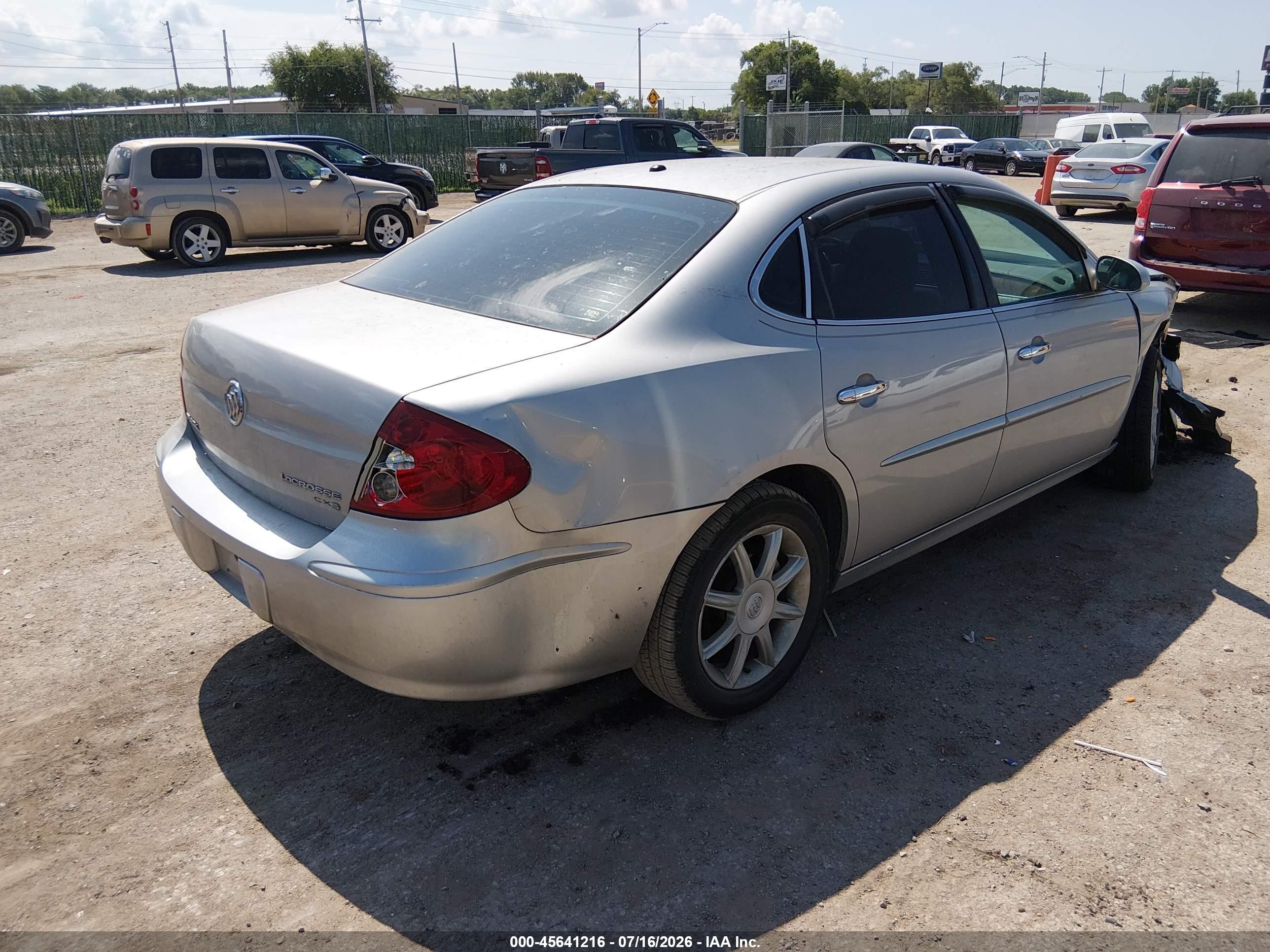 2006 Buick Lacrosse Cxs Silver vin: 2G4WE587061248963