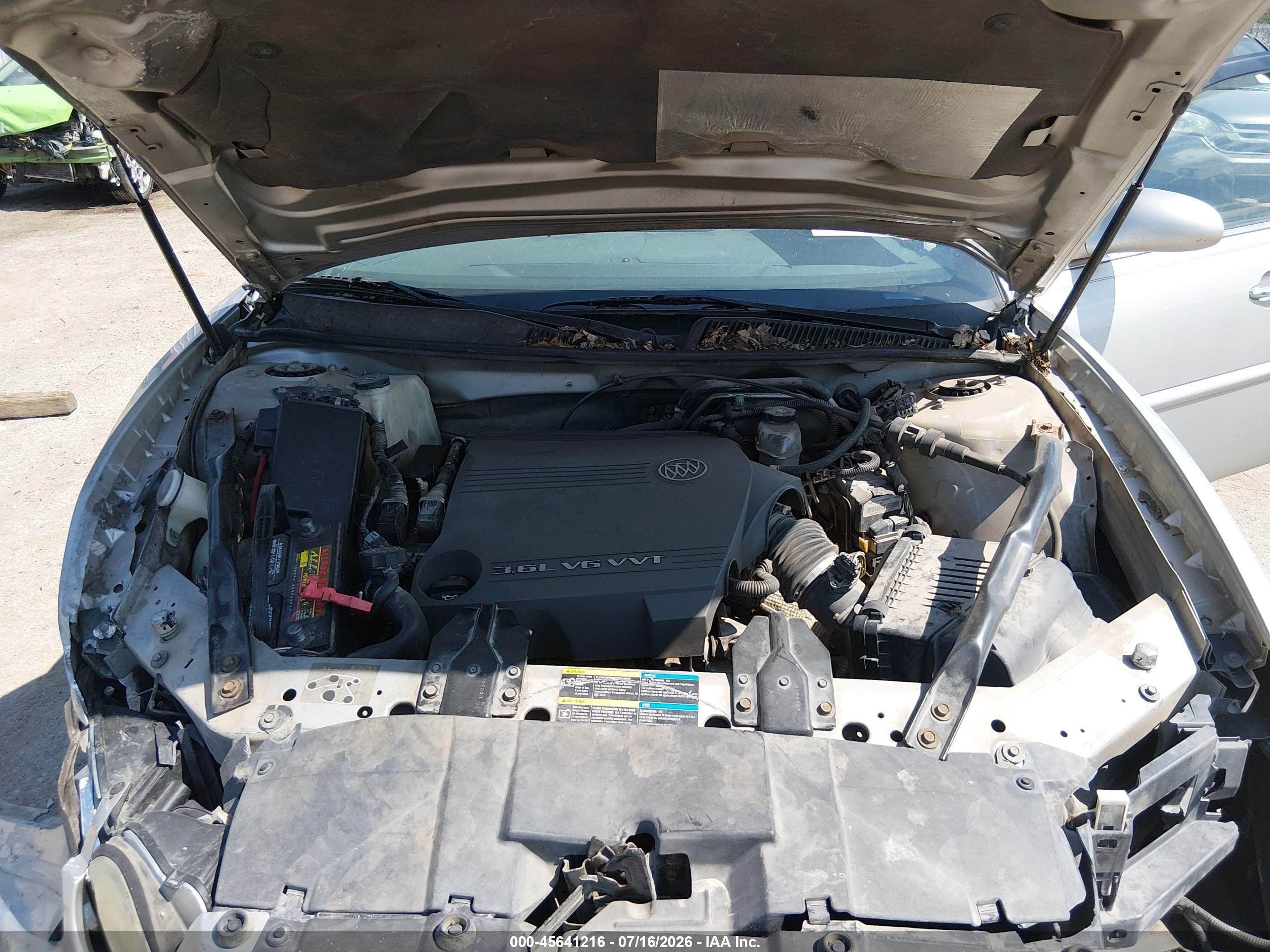 2006 Buick Lacrosse Cxs Silver vin: 2G4WE587061248963