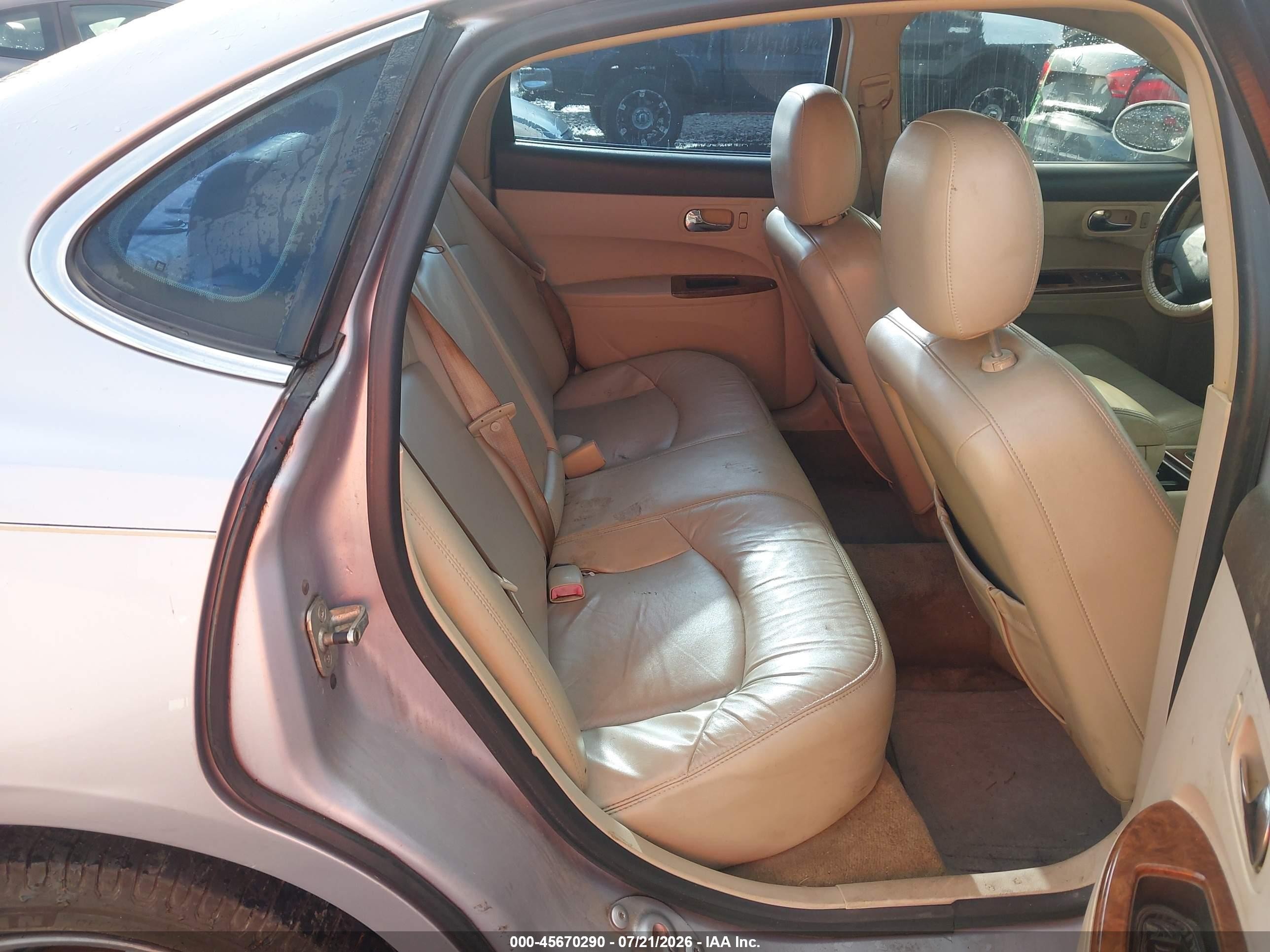 2006 Buick Lacrosse Cxs Light Blue vin: 2G4WE587261218914