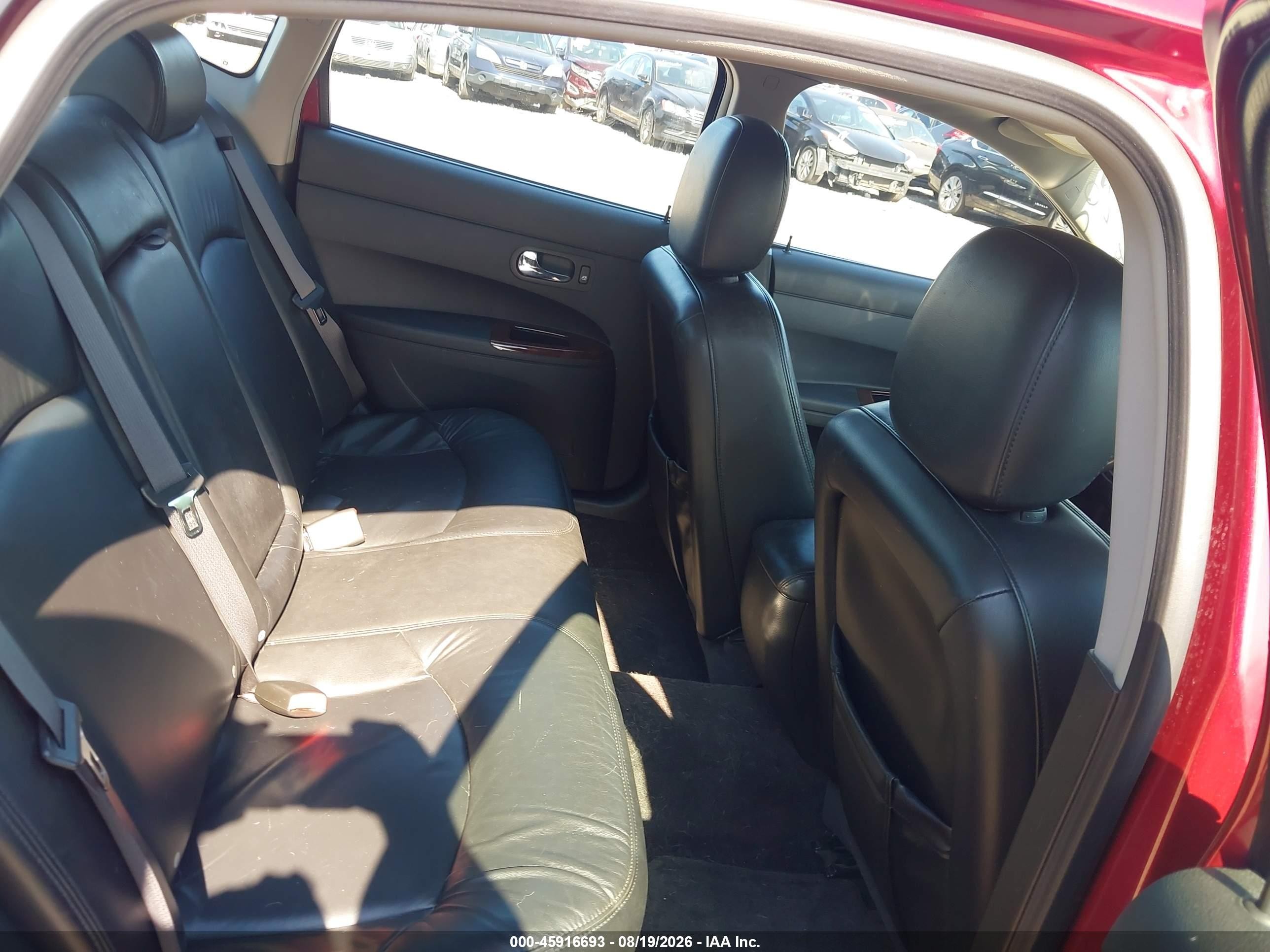 2008 Buick Lacrosse Cxs Maroon vin: 2G4WE587281186503