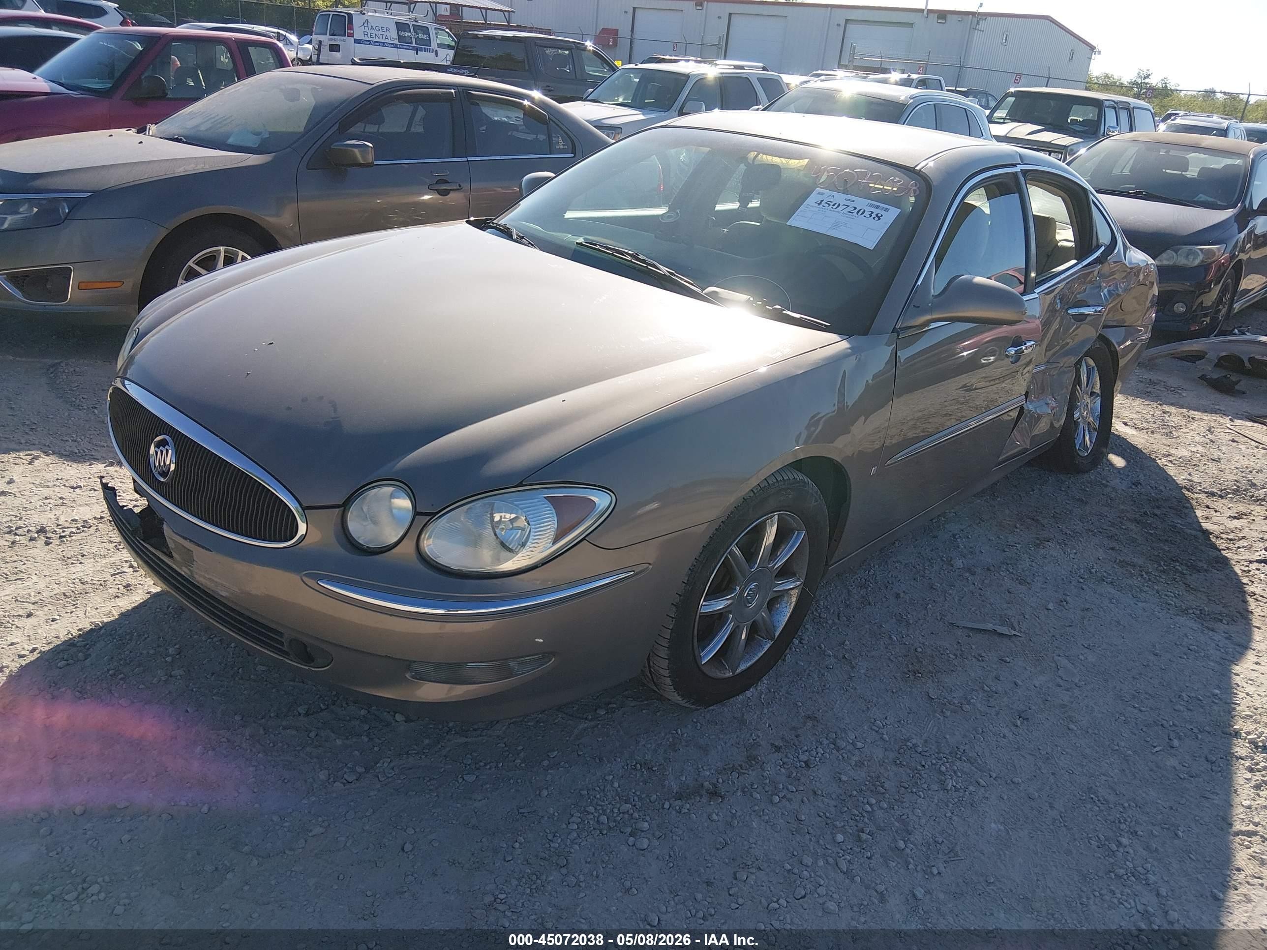 2007 Buick Lacrosse Cxs Champagne vin: 2G4WE587371116233