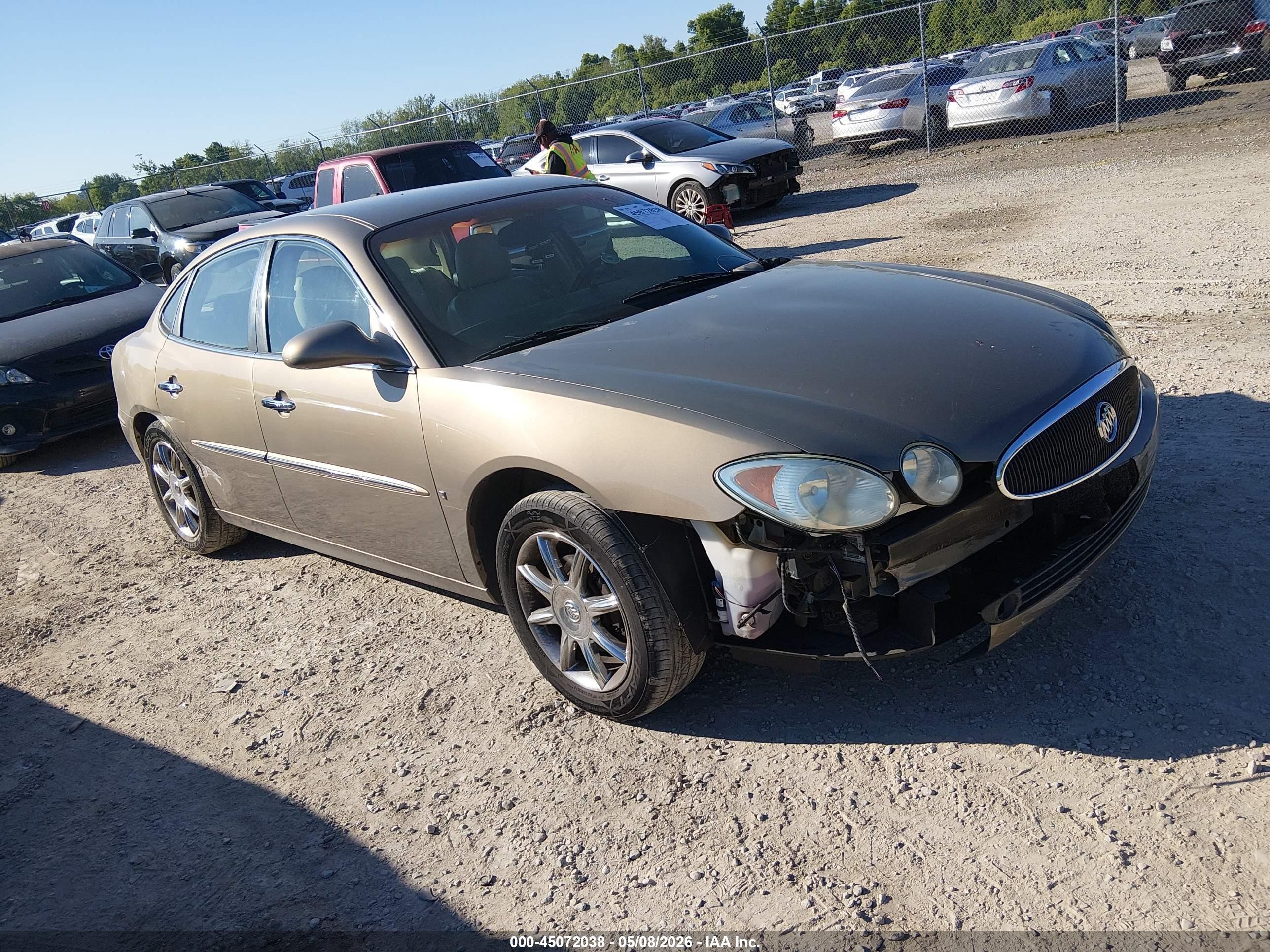 2007 Buick Lacrosse Cxs Champagne vin: 2G4WE587371116233