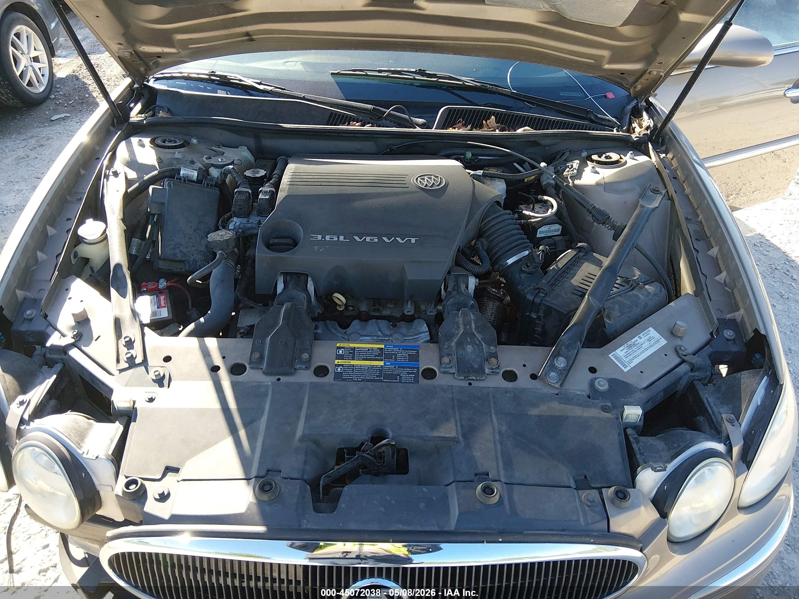 2007 Buick Lacrosse Cxs Champagne vin: 2G4WE587371116233