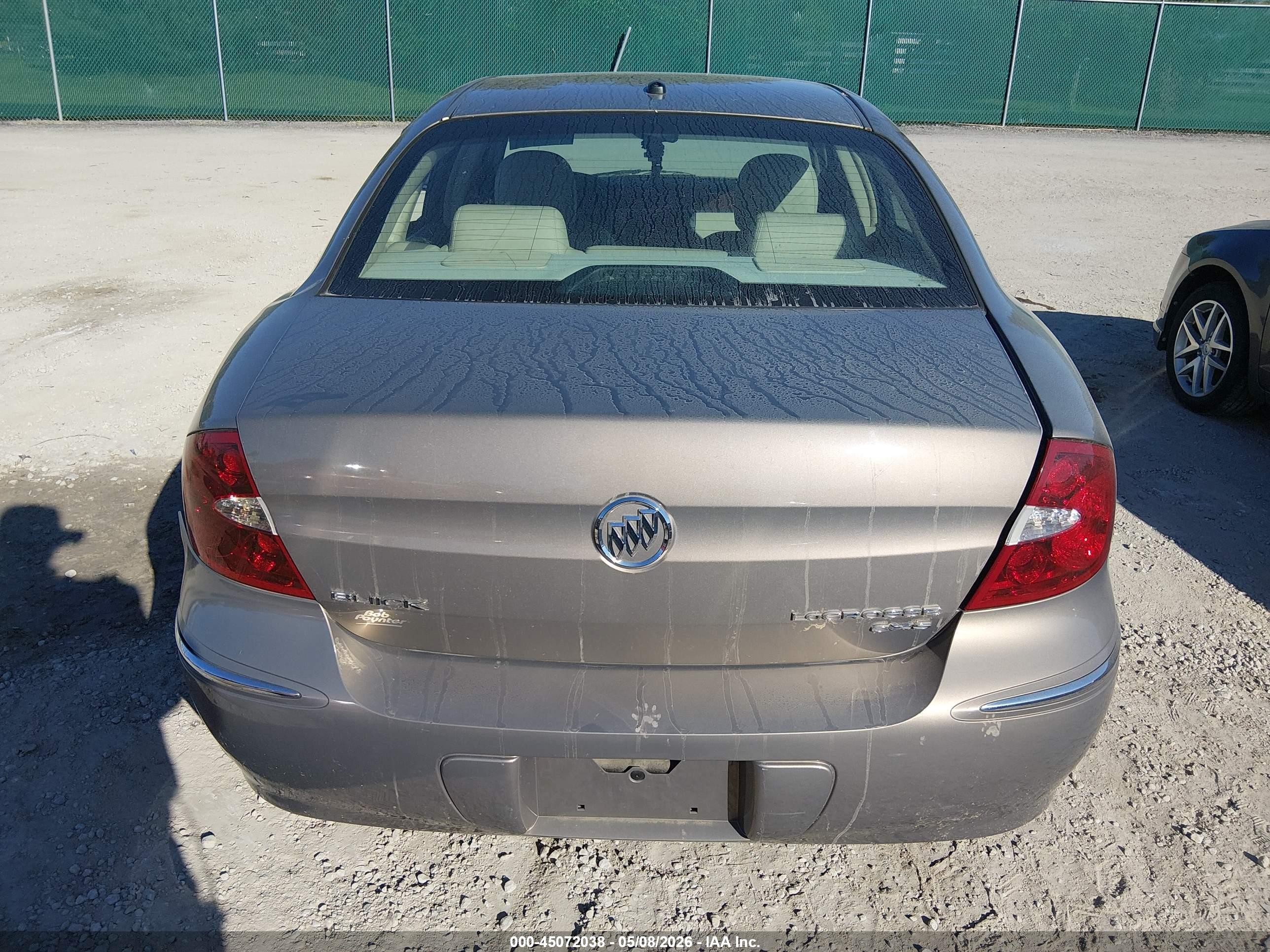 2007 Buick Lacrosse Cxs Champagne vin: 2G4WE587371116233