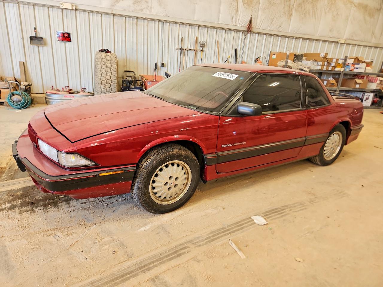 1994 Buick Regal Gran Sport Burgundy vin: 2G4WF15L0R1420601
