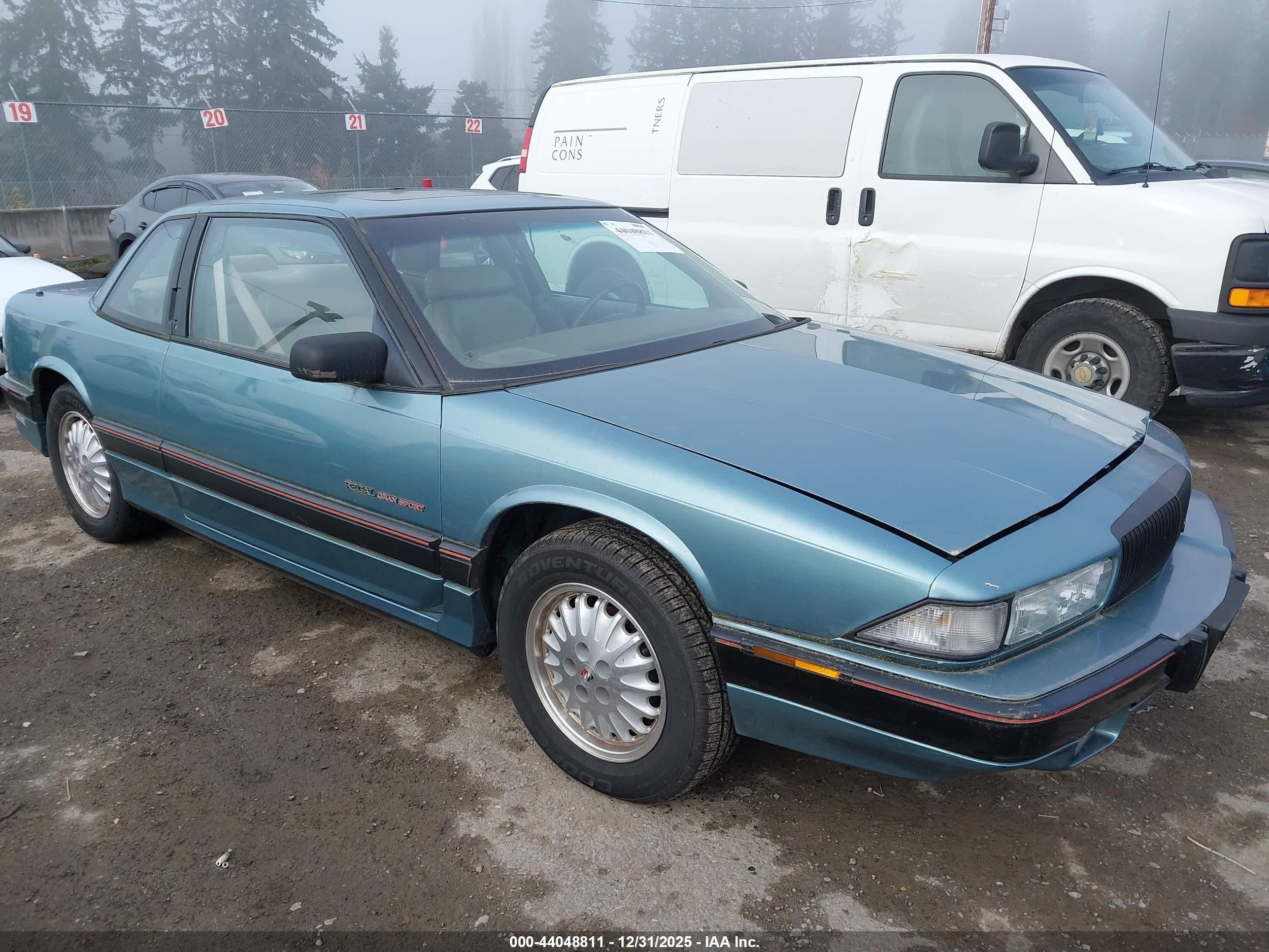 1994 Buick Regal Gran Sport Green vin: 2G4WF15L0R1483732