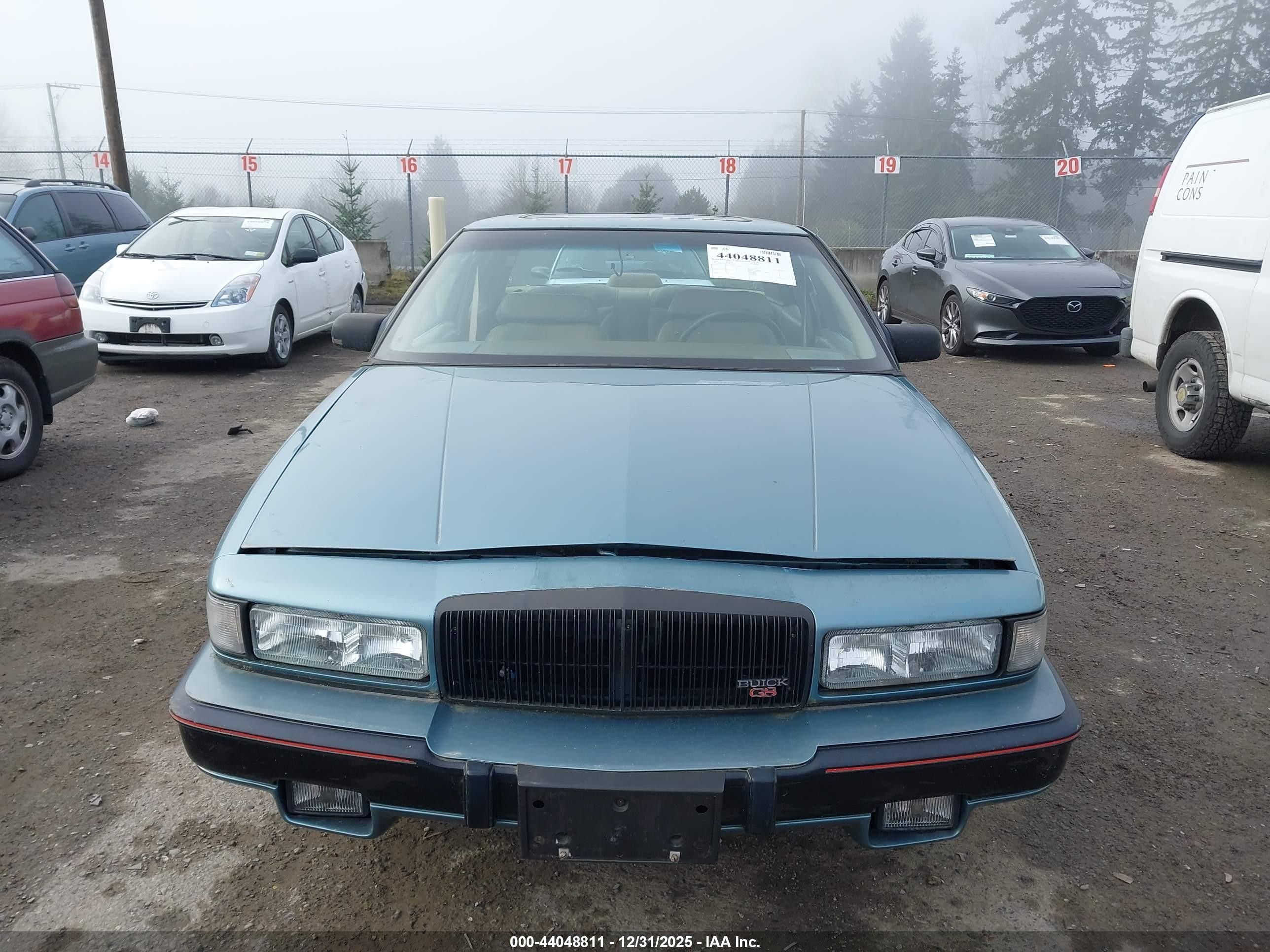 1994 Buick Regal Gran Sport Green vin: 2G4WF15L0R1483732