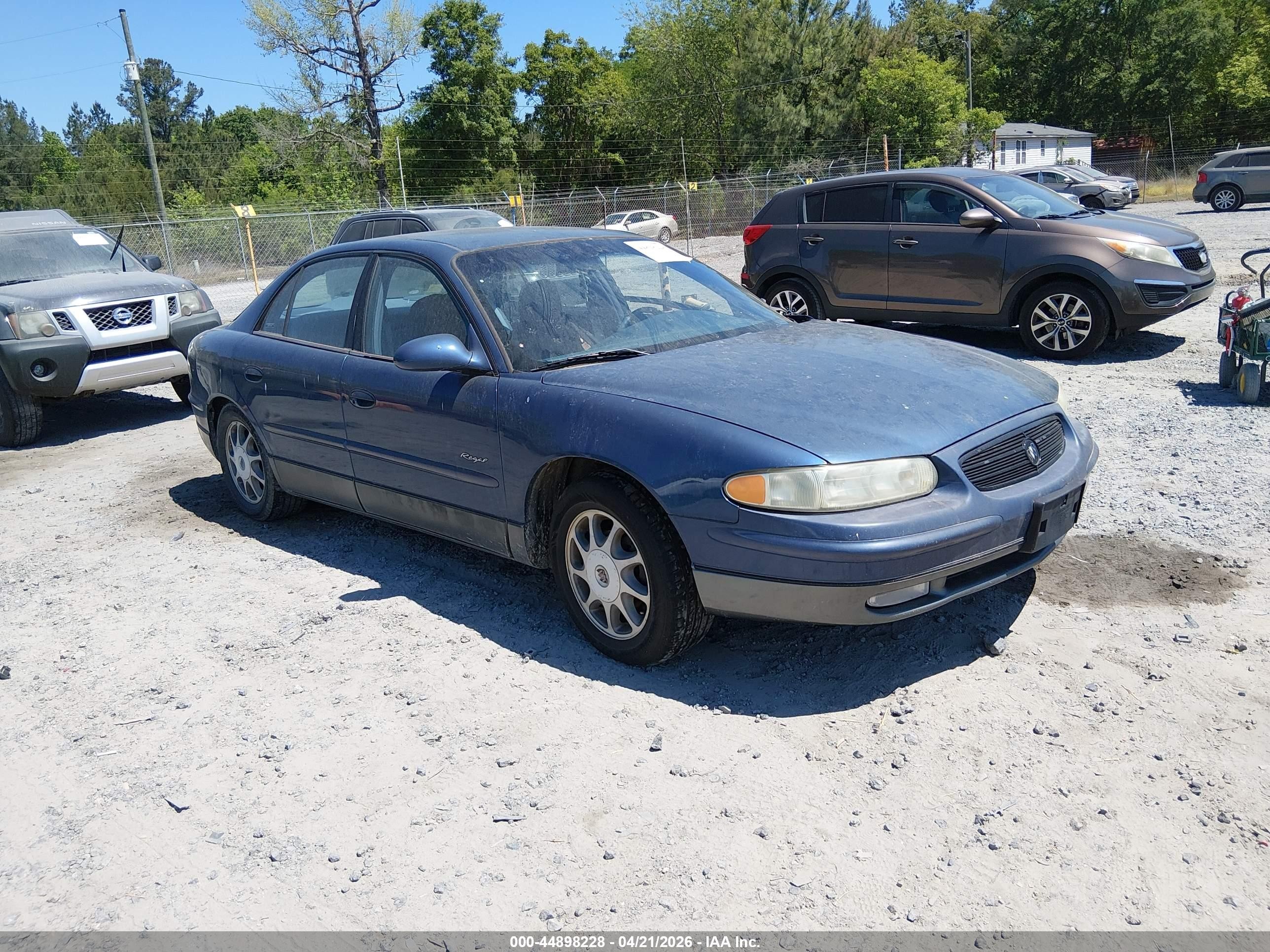 1997 Buick Regal Gs Blue vin: 2G4WF5214V1448650