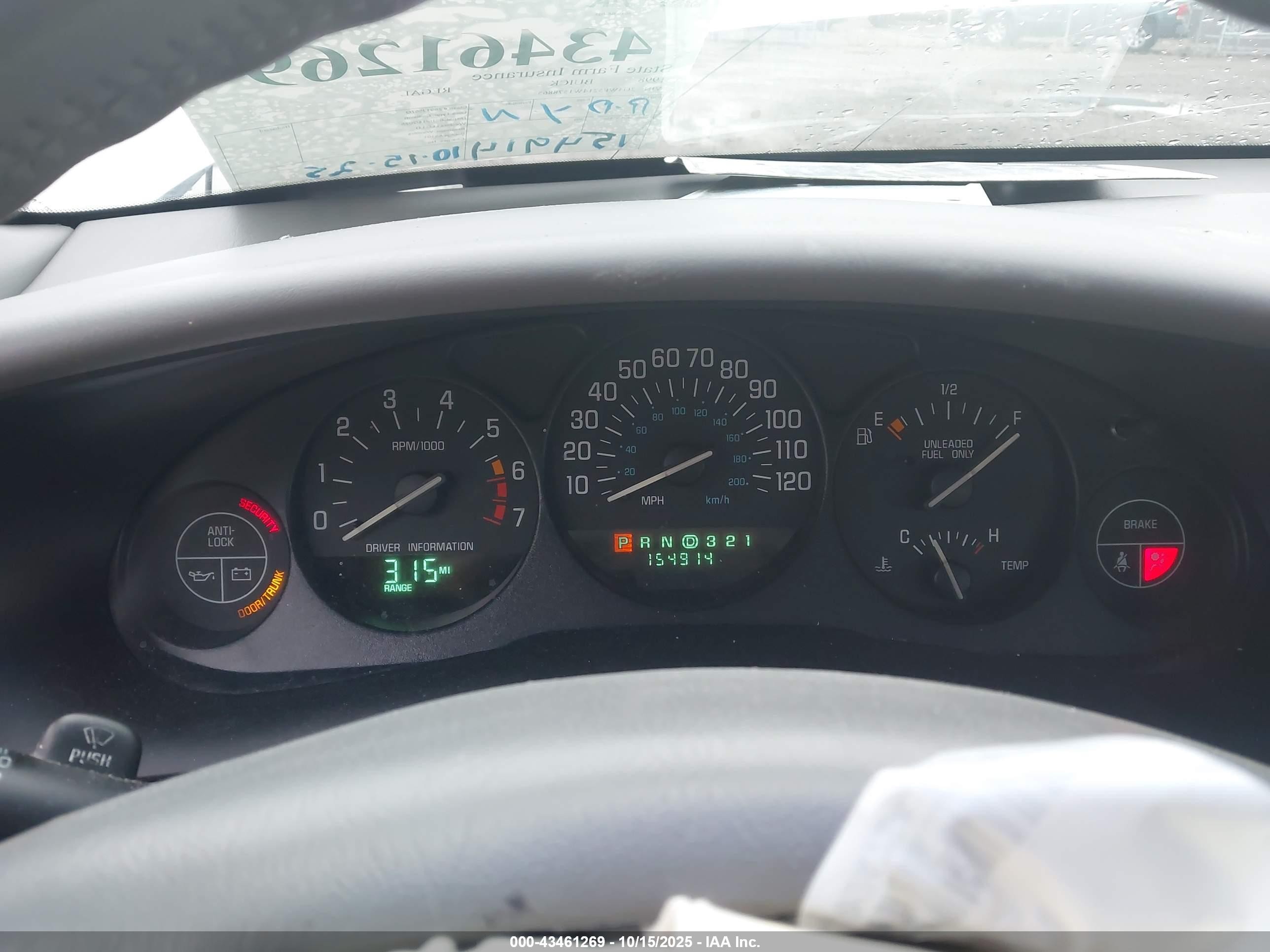 1998 Buick Regal Gs White vin: 2G4WF5214W1578865