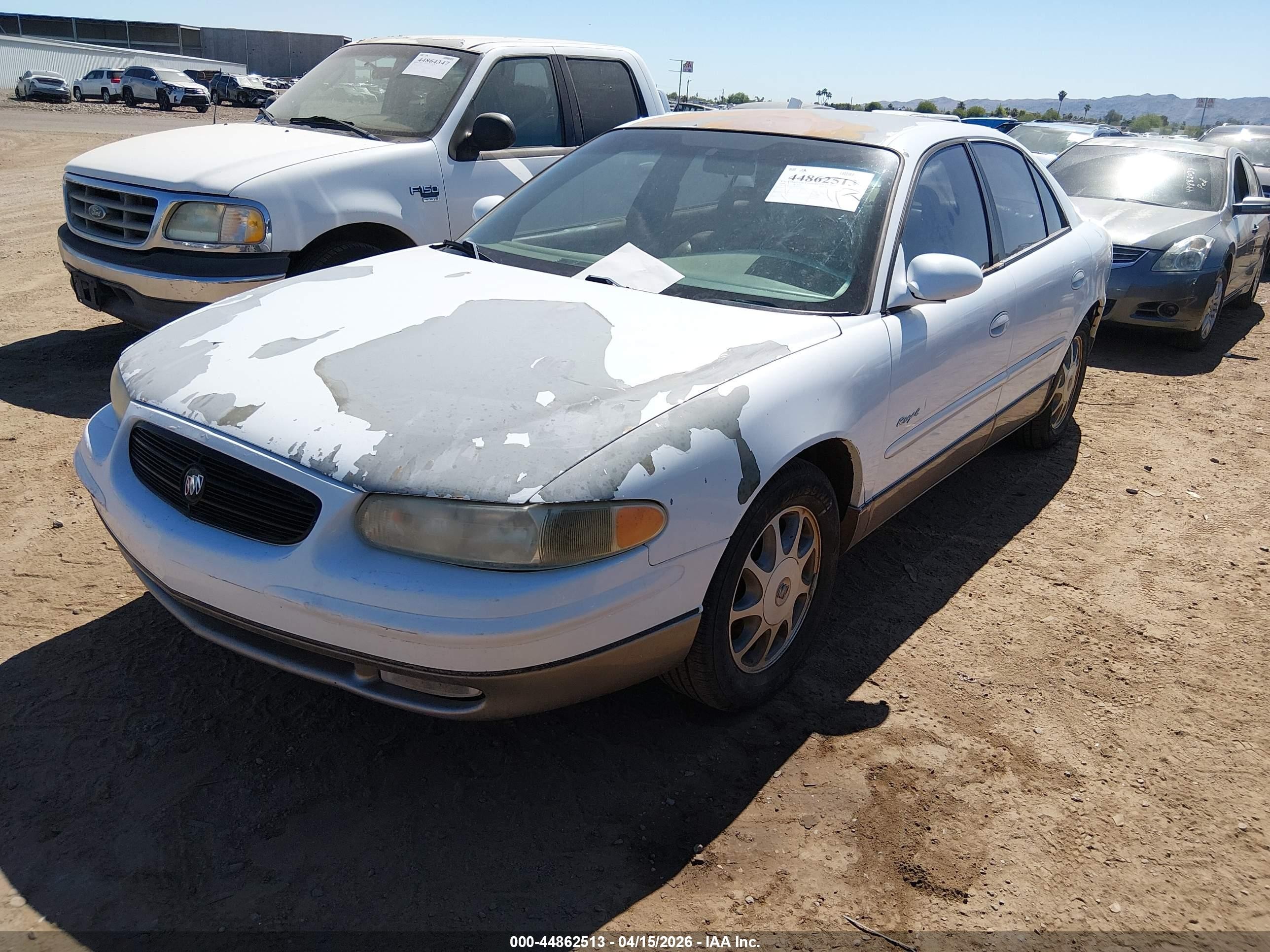 1998 Buick Regal Gs White vin: 2G4WF5215W1431423