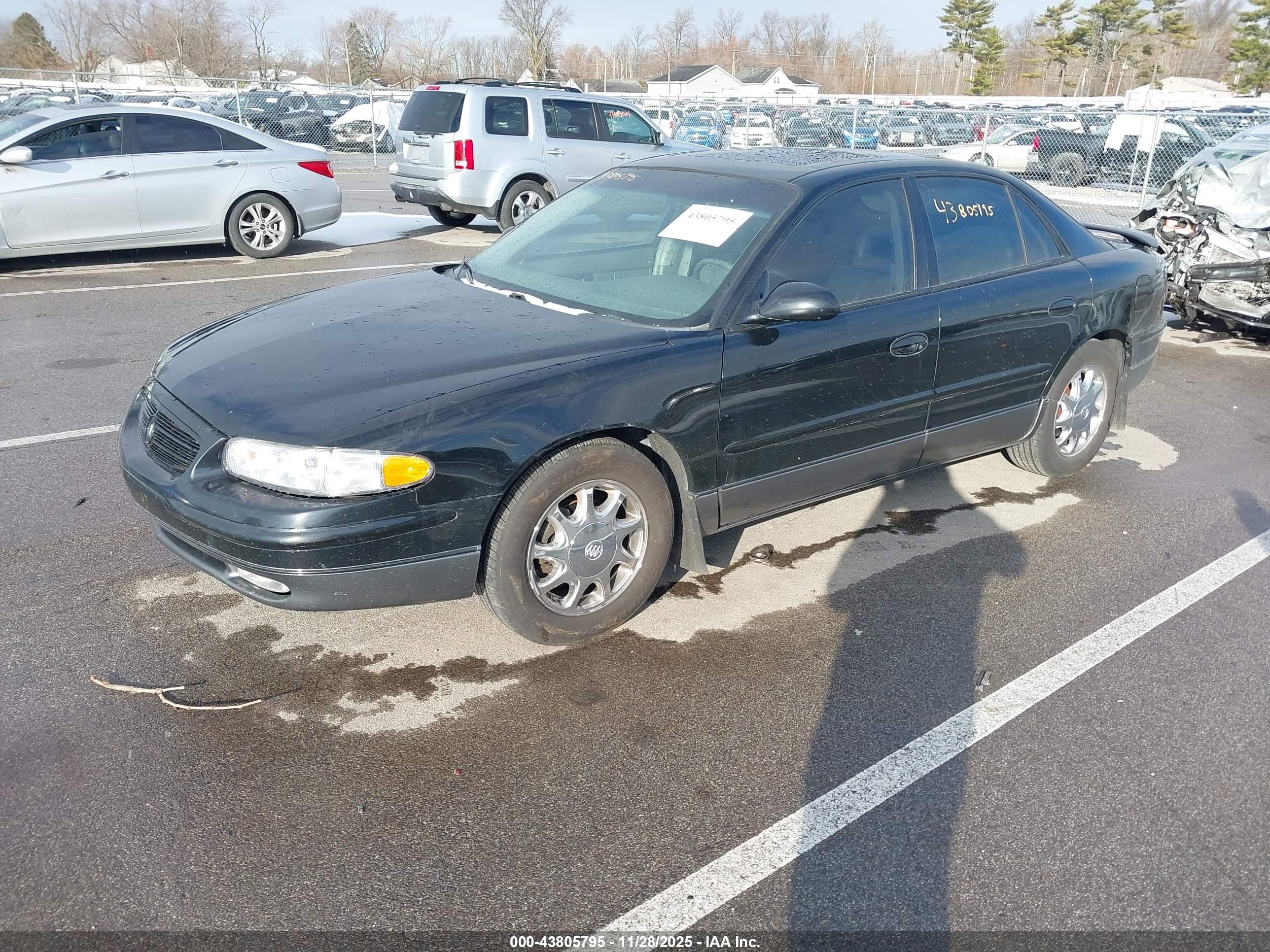 2004 Buick Regal Gs Black vin: 2G4WF521641301437