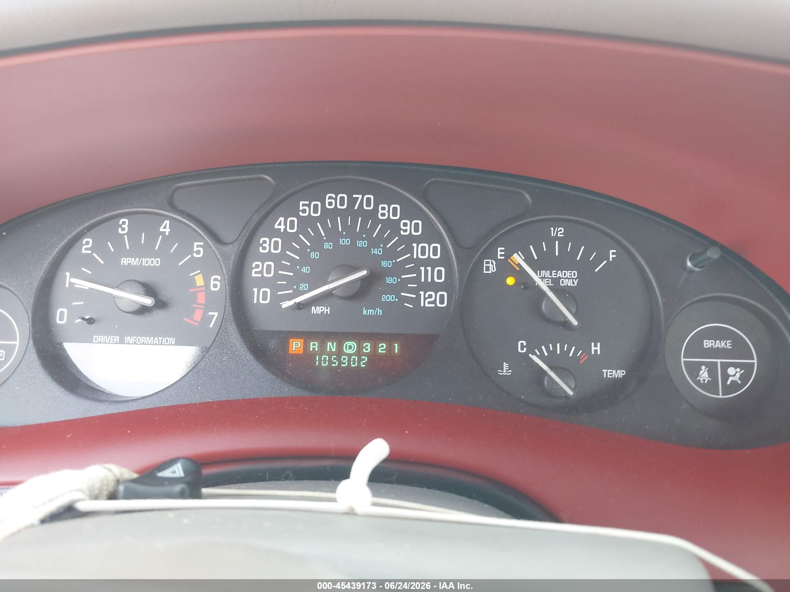 1998 Buick Regal Gs Red vin: 2G4WF5217W1432332