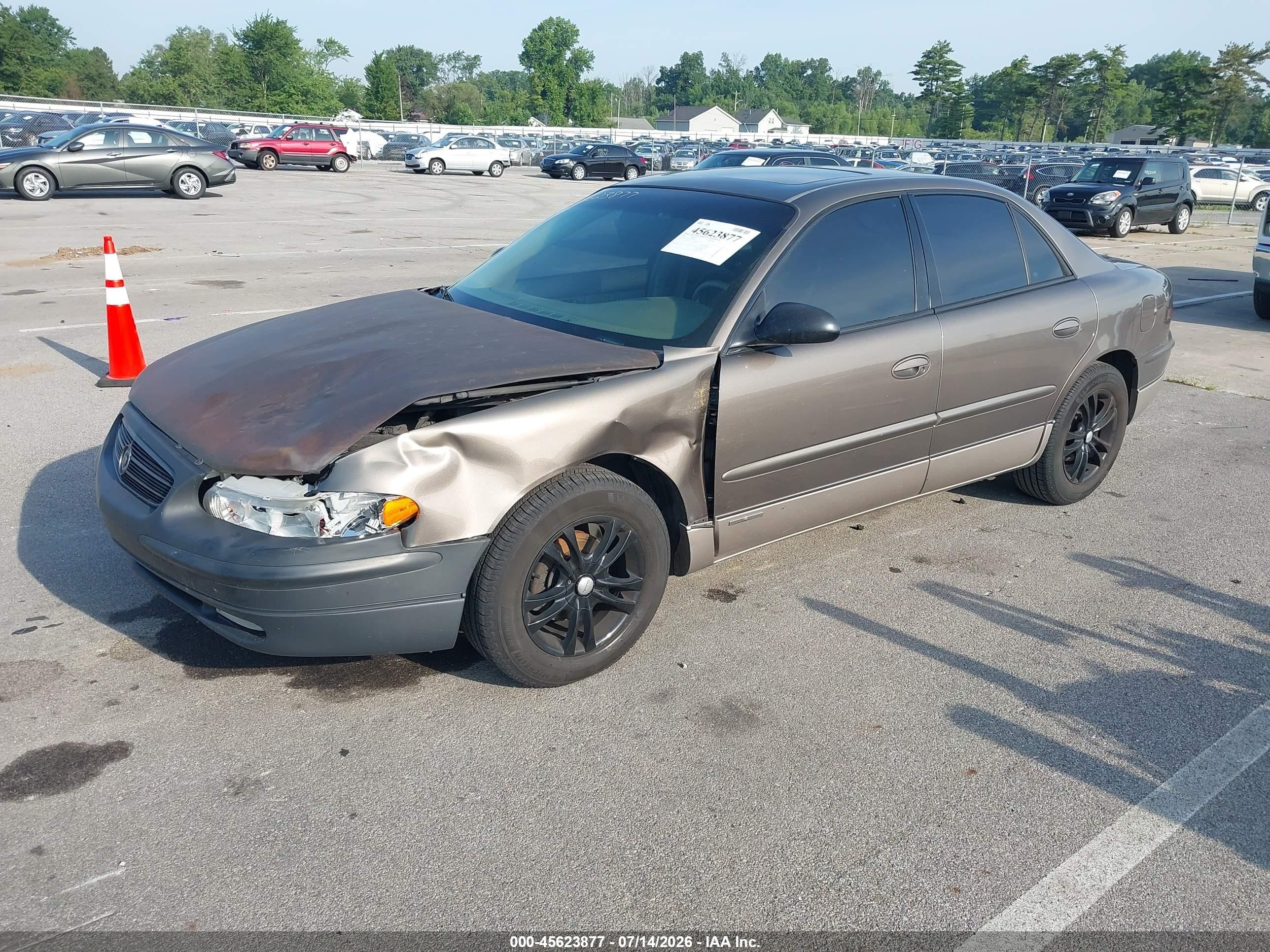2003 Buick Regal Gs Коричневый vin: 2G4WF521831169974