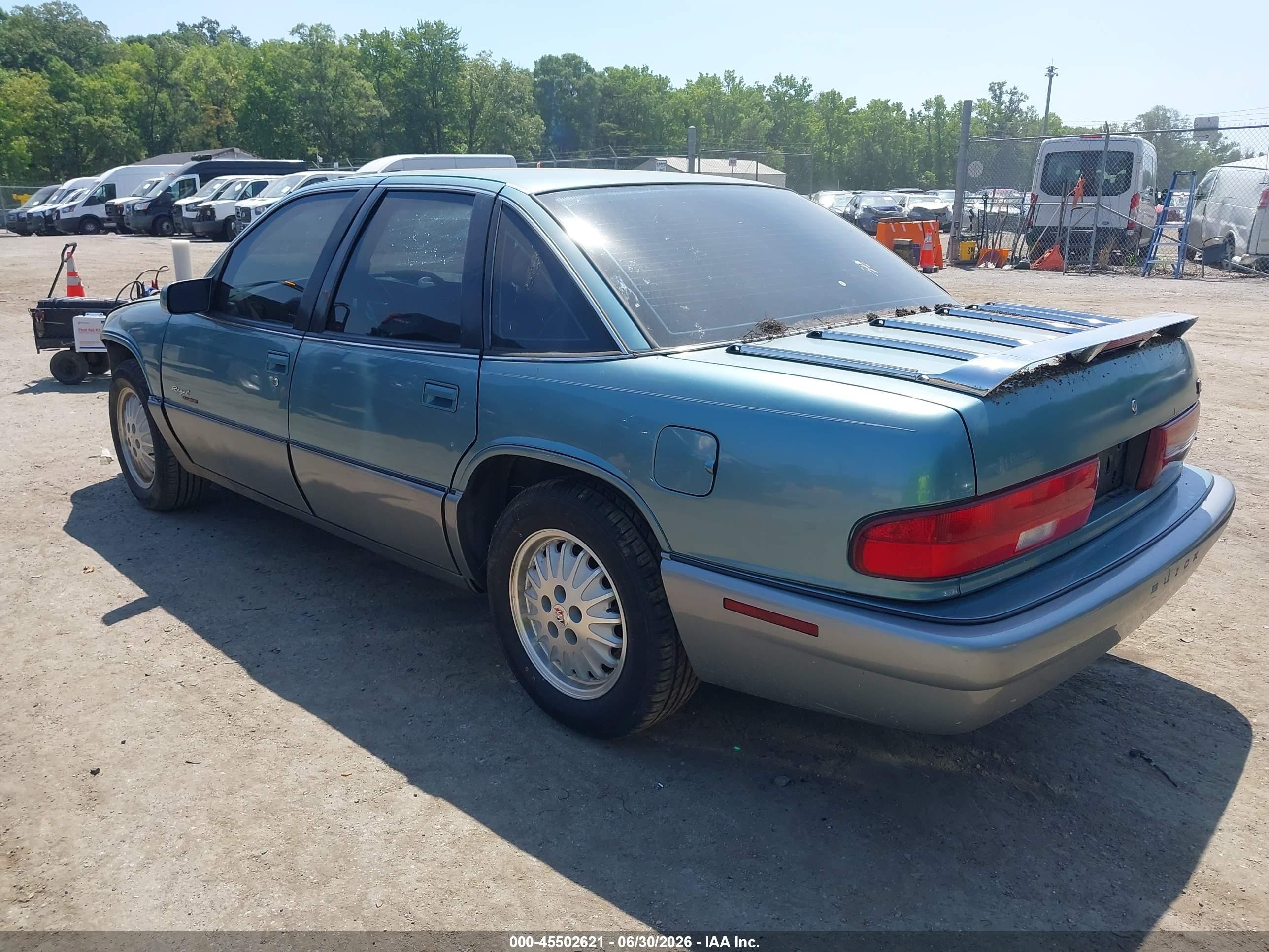 1995 Buick Regal Gran Sport Blue vin: 2G4WF52L7S1449434