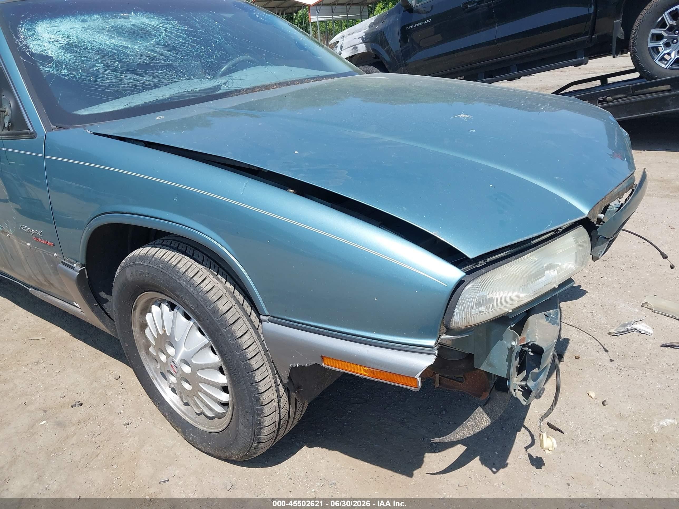 1995 Buick Regal Gran Sport Blue vin: 2G4WF52L7S1449434
