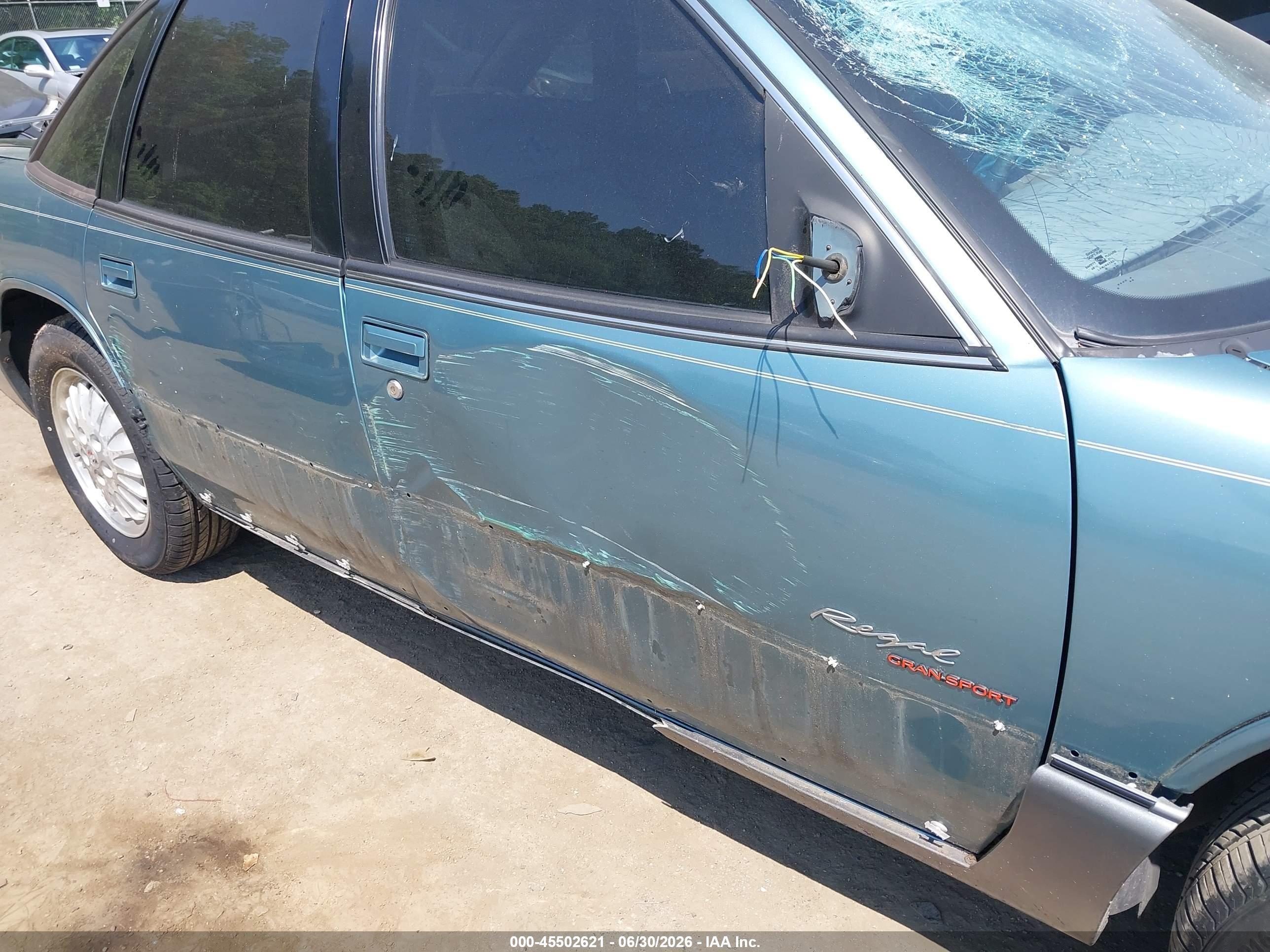 1995 Buick Regal Gran Sport Blue vin: 2G4WF52L7S1449434