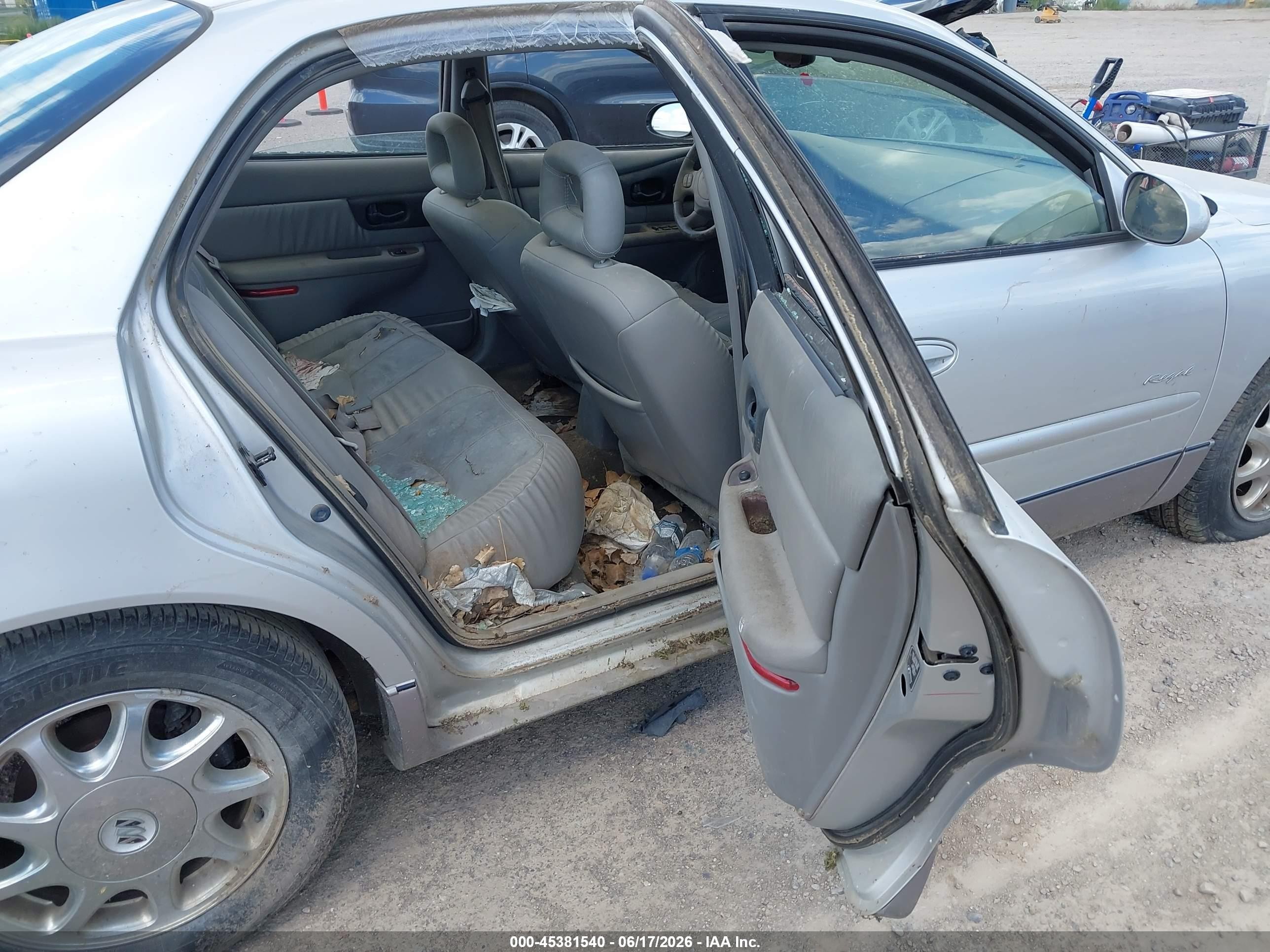 2000 Buick Regal Gs Silver vin: 2G4WF5510Y1313245