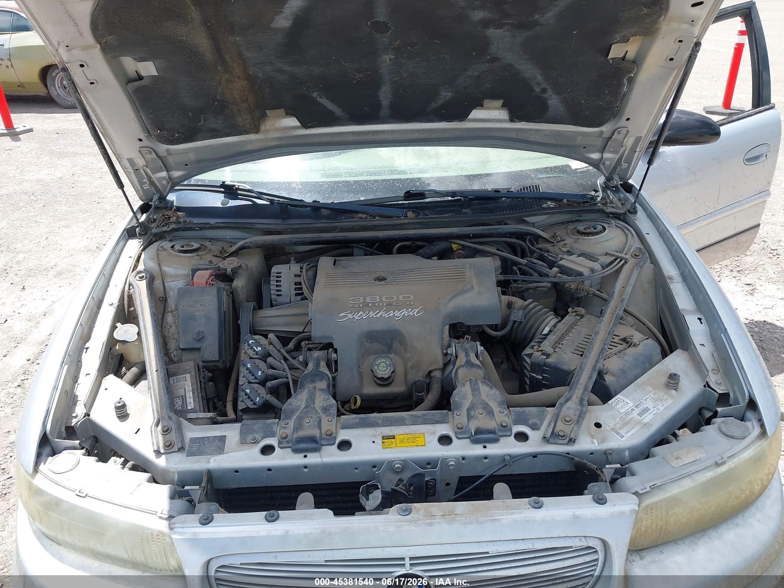 2000 Buick Regal Gs Silver vin: 2G4WF5510Y1313245