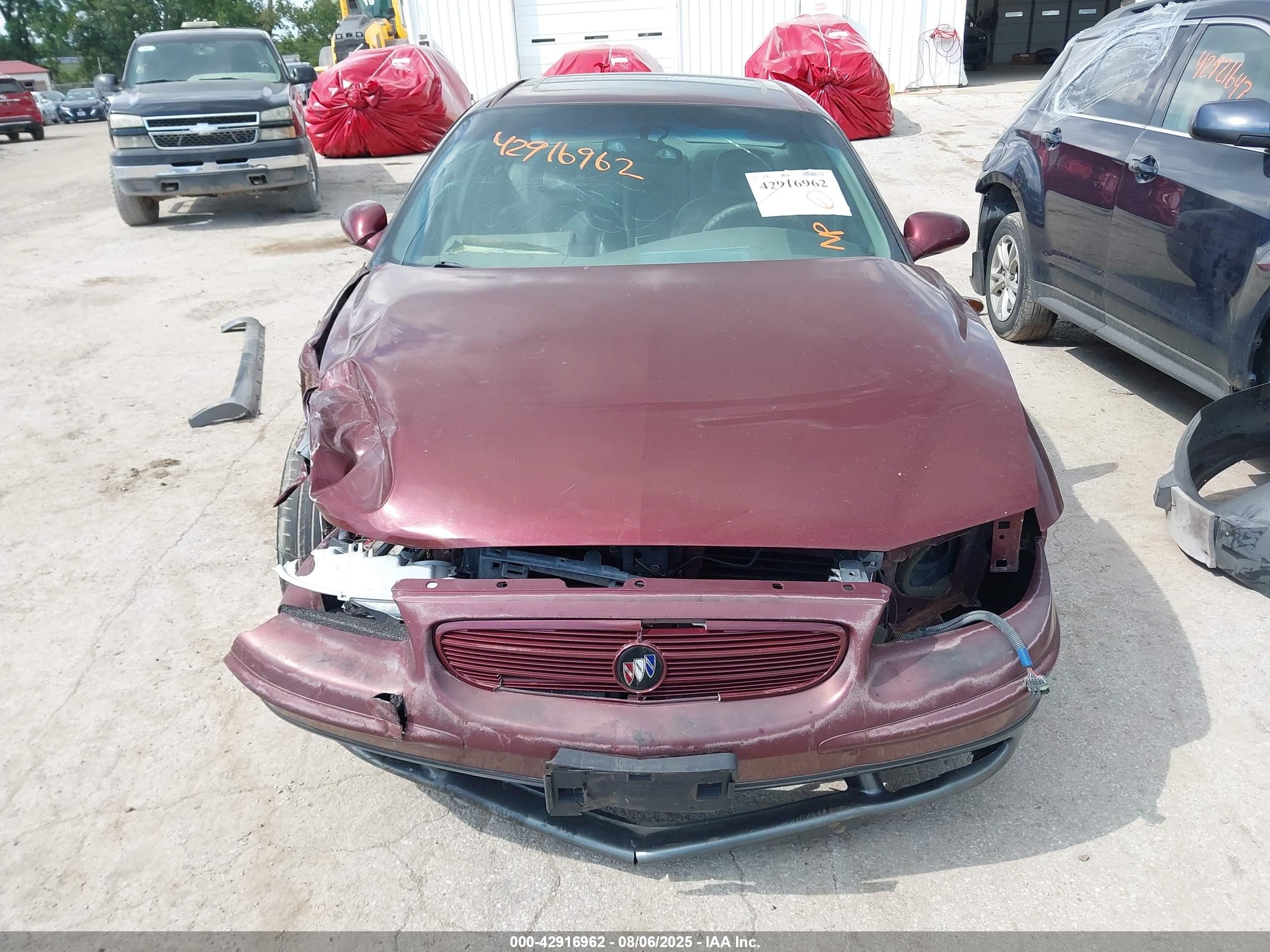2001 Buick Regal Gs Темно-бордовый vin: 2G4WF551111315303
