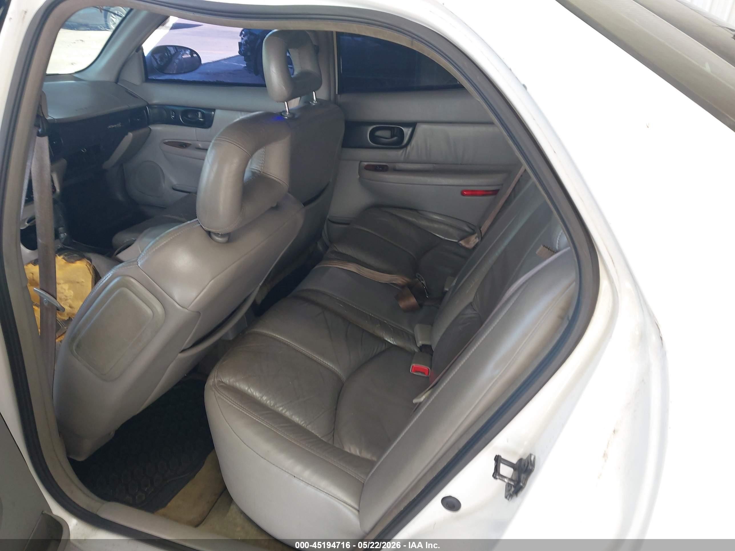 2000 Buick Regal Gs White vin: 2G4WF5513Y1197362