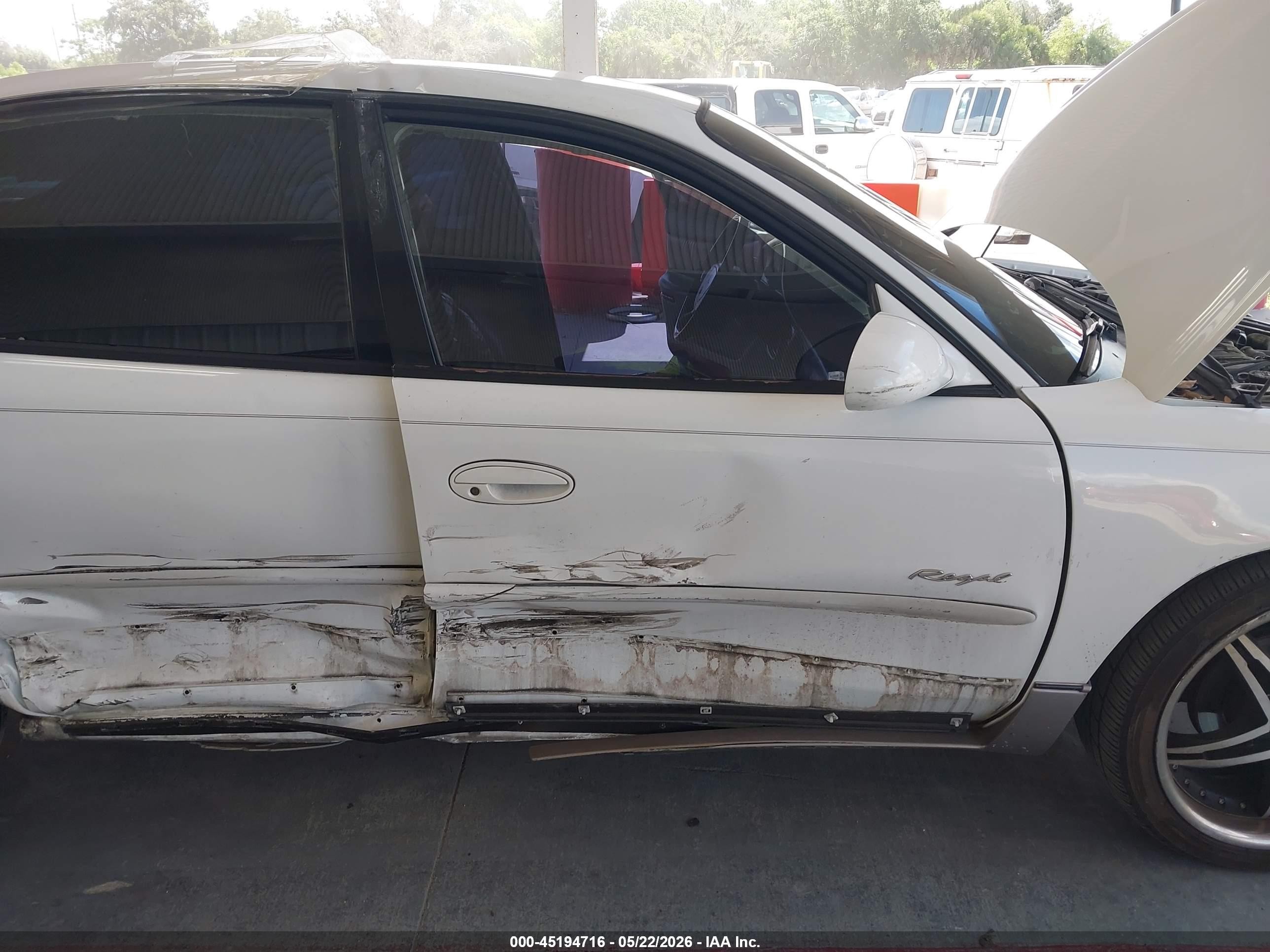2000 Buick Regal Gs White vin: 2G4WF5513Y1197362
