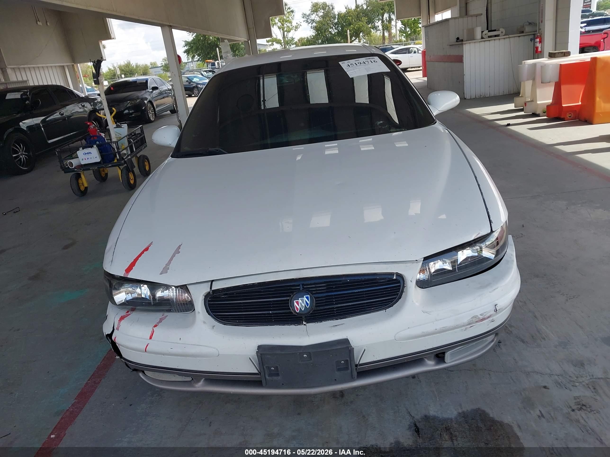 2000 Buick Regal Gs White vin: 2G4WF5513Y1197362