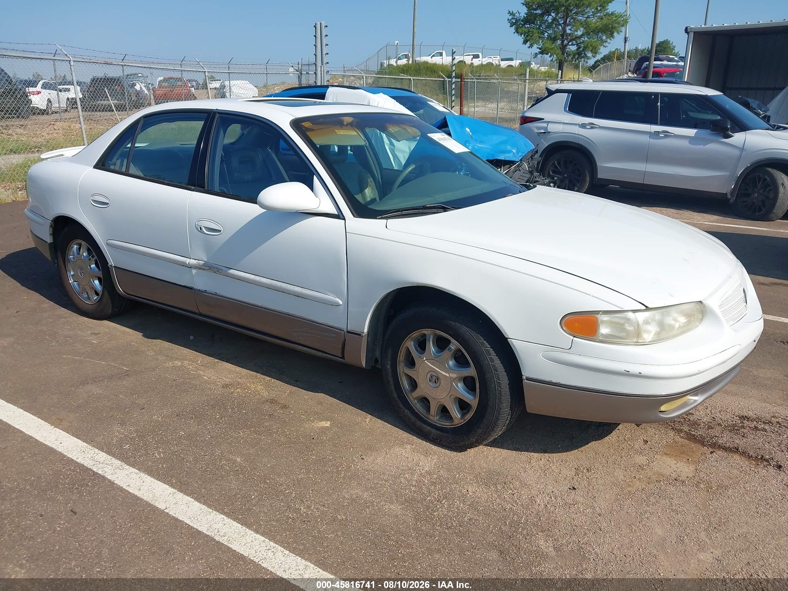 2000 Buick Regal Gs White vin: 2G4WF5519Y1275188