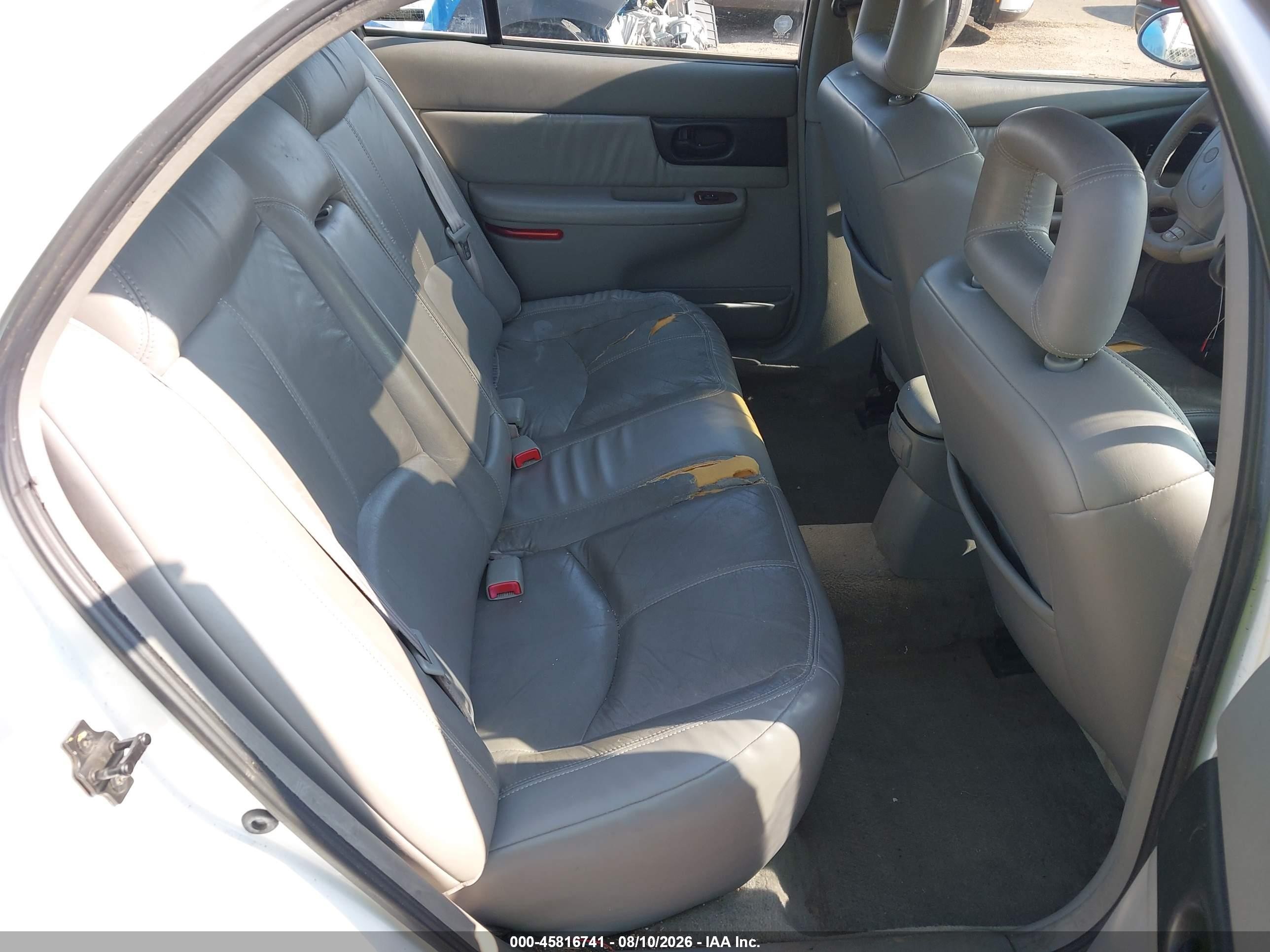 2000 Buick Regal Gs White vin: 2G4WF5519Y1275188