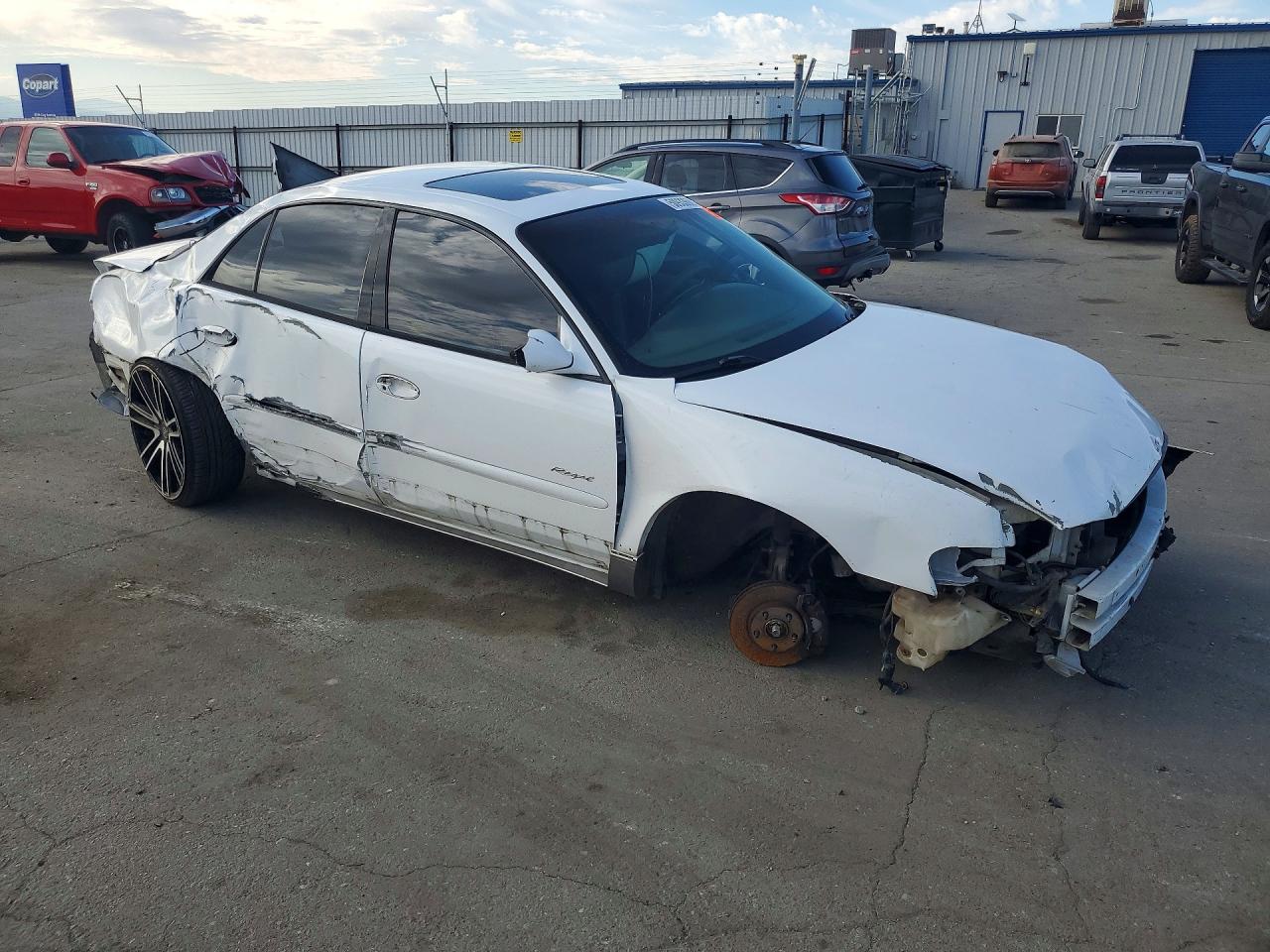 2000 Buick Regal Gs White vin: 2G4WF5519Y1297028