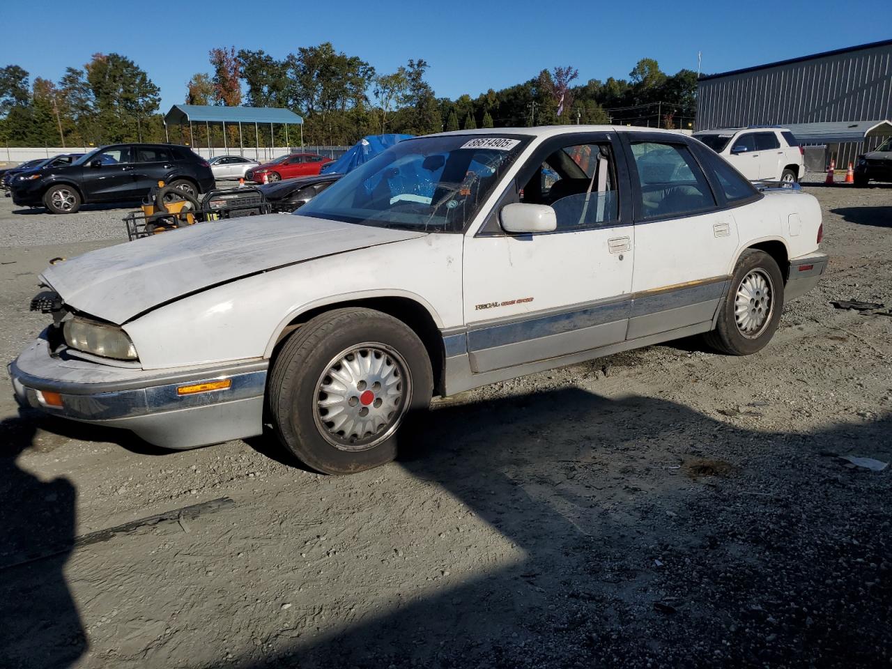 1994 Buick Regal Gran Sport White vin: 2G4WF55L2R1441425