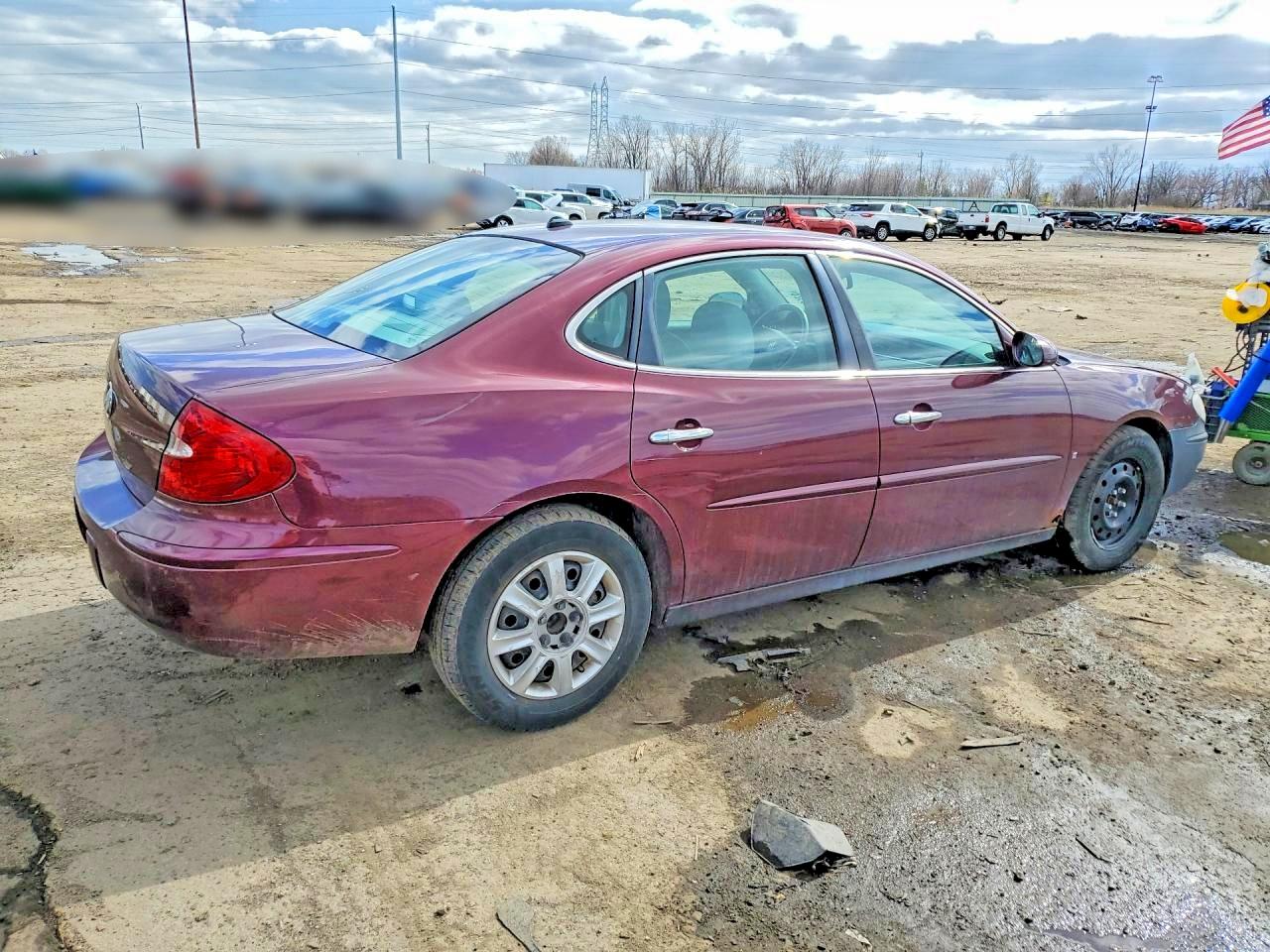 2007 Buick Allure Cx Burgundy vin: 2G4WF582471211417