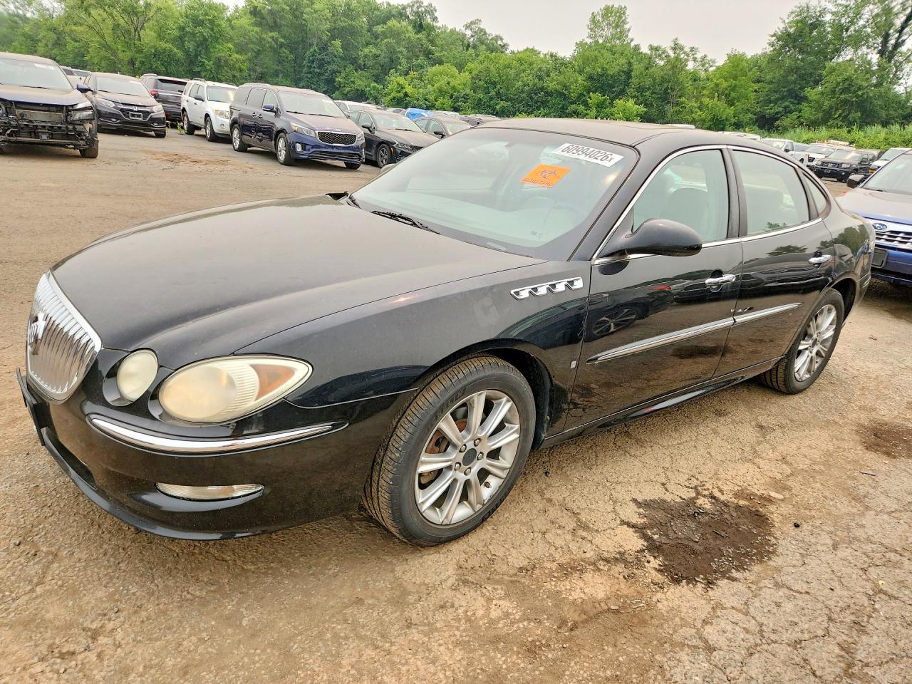 2008 Buick Lacrosse Super Series Black vin: 2G4WN58C081156980