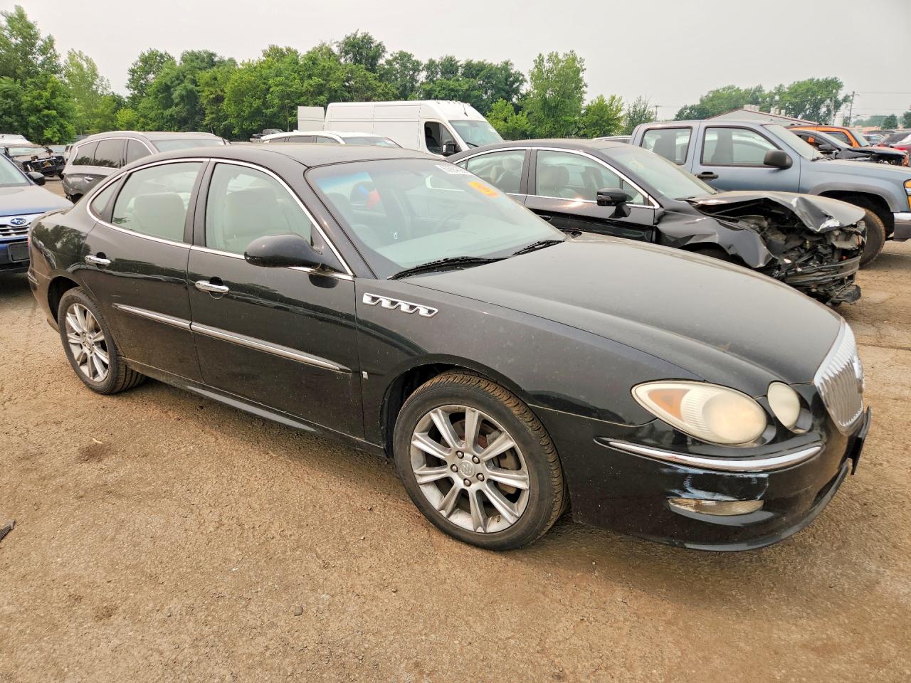2008 Buick Lacrosse Super Series Black vin: 2G4WN58C081156980
