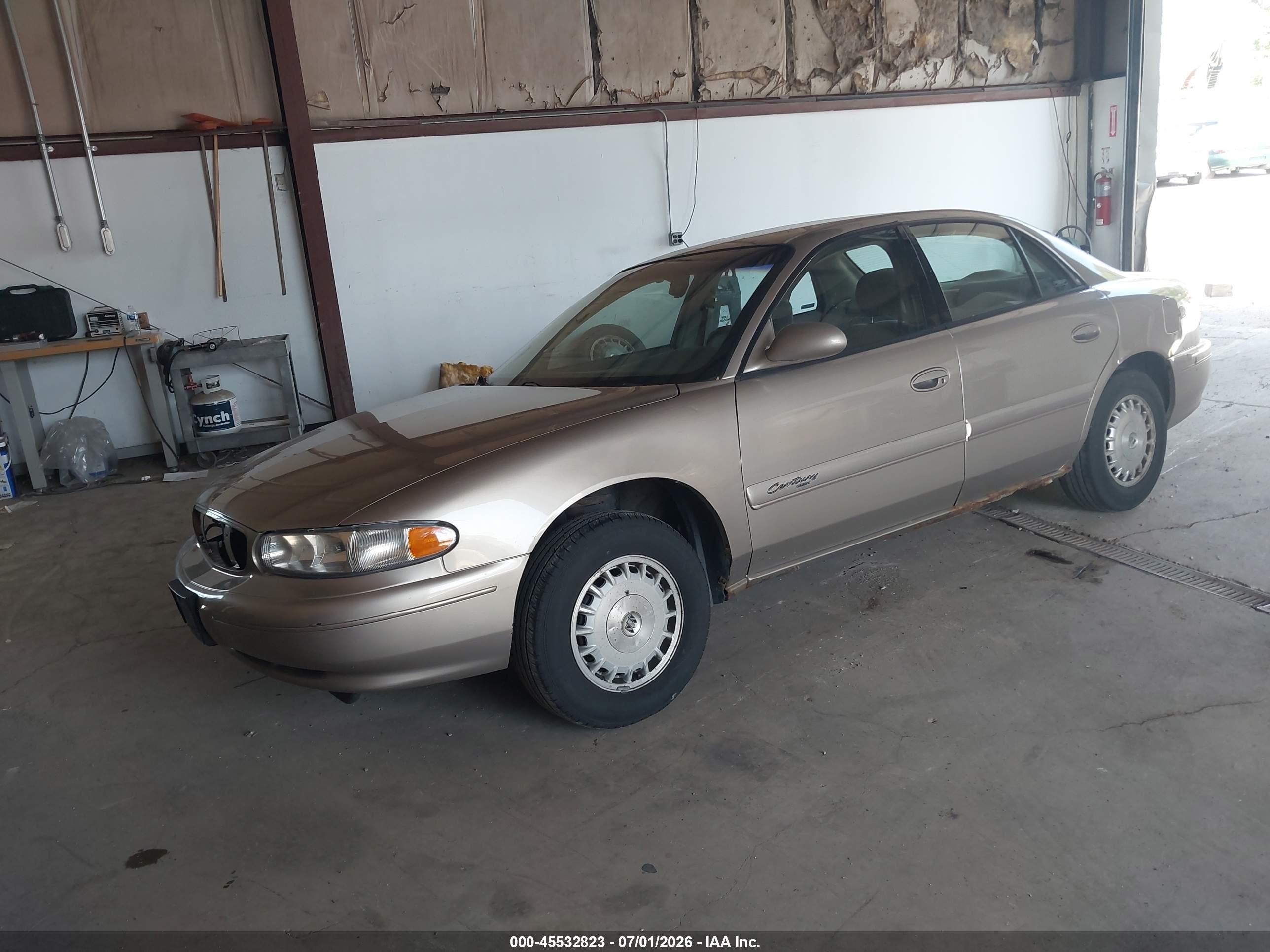 2001 Buick Century Custom Tan vin: 2G4WS52J011198071