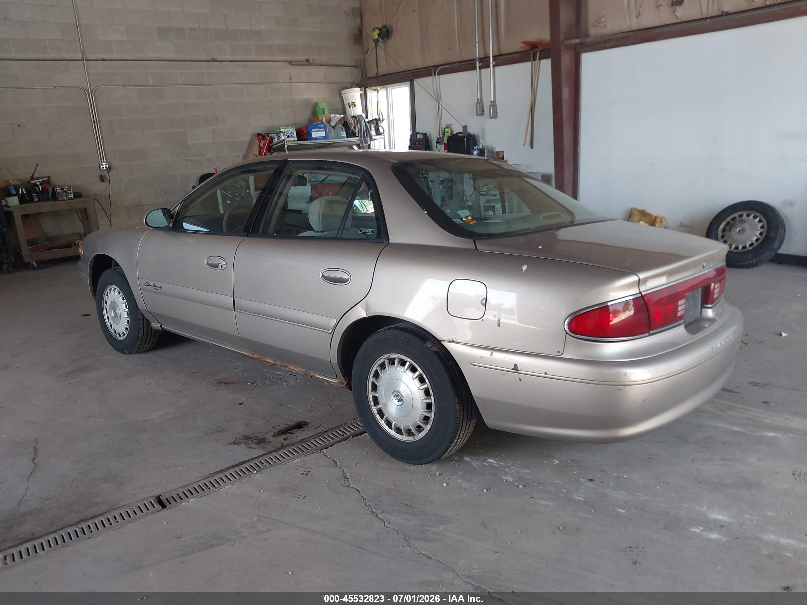 2001 Buick Century Custom Tan vin: 2G4WS52J011198071