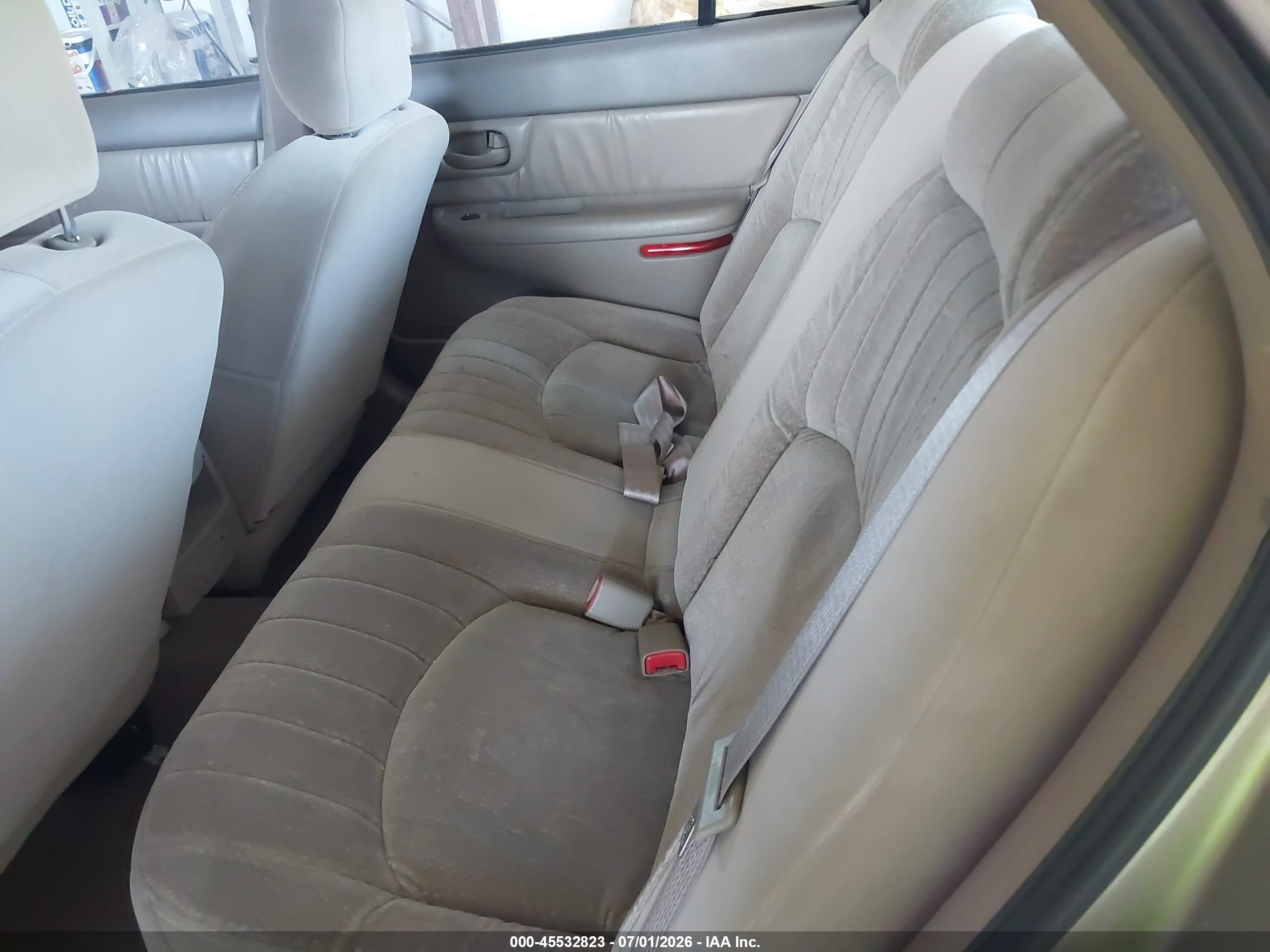 2001 Buick Century Custom Tan vin: 2G4WS52J011198071