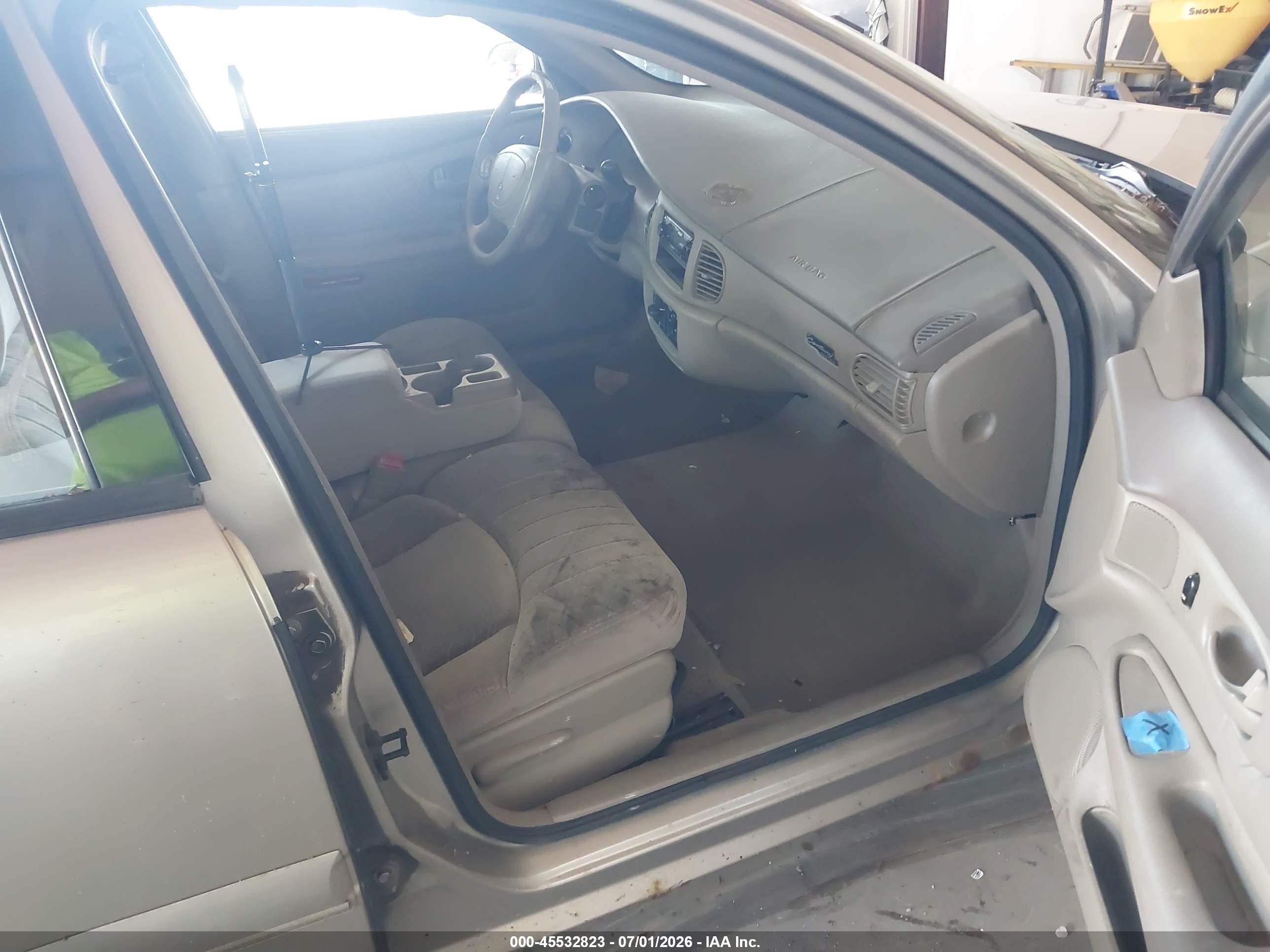 2001 Buick Century Custom Tan vin: 2G4WS52J011198071