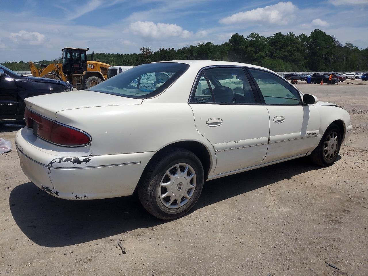 2001 Buick Century Custom White vin: 2G4WS52J011247835