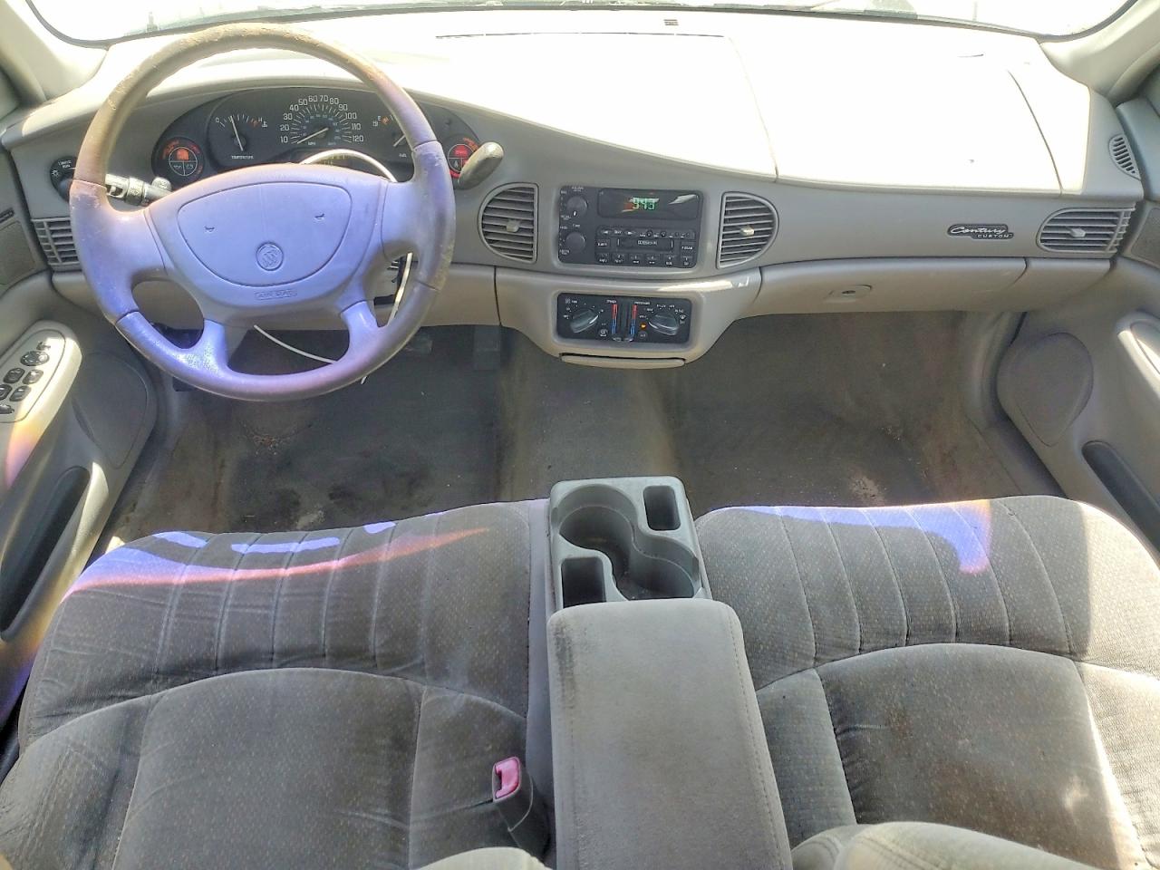 2001 Buick Century Custom White vin: 2G4WS52J011247835