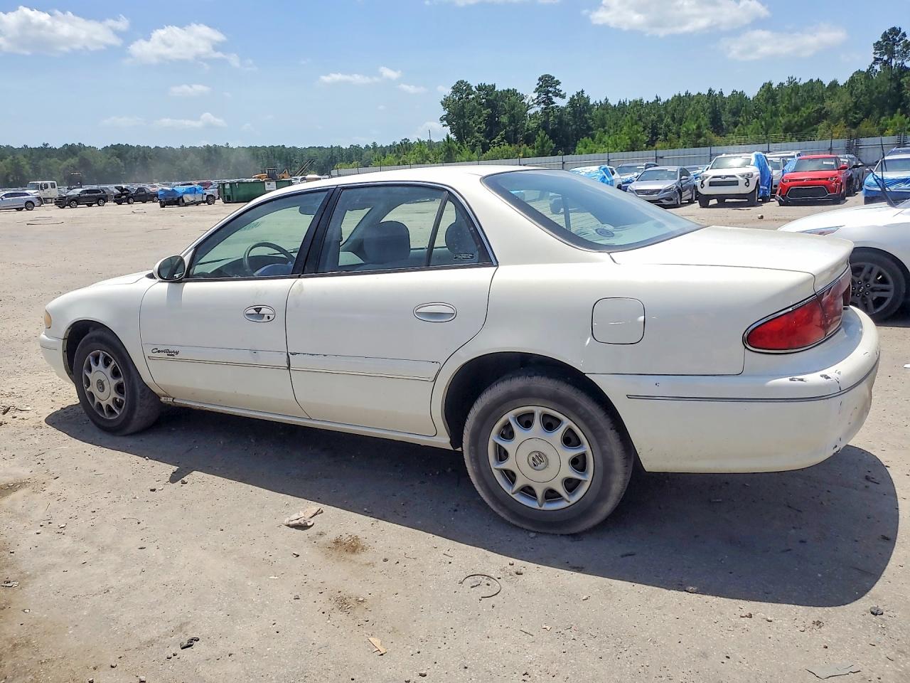 2001 Buick Century Custom White vin: 2G4WS52J011247835