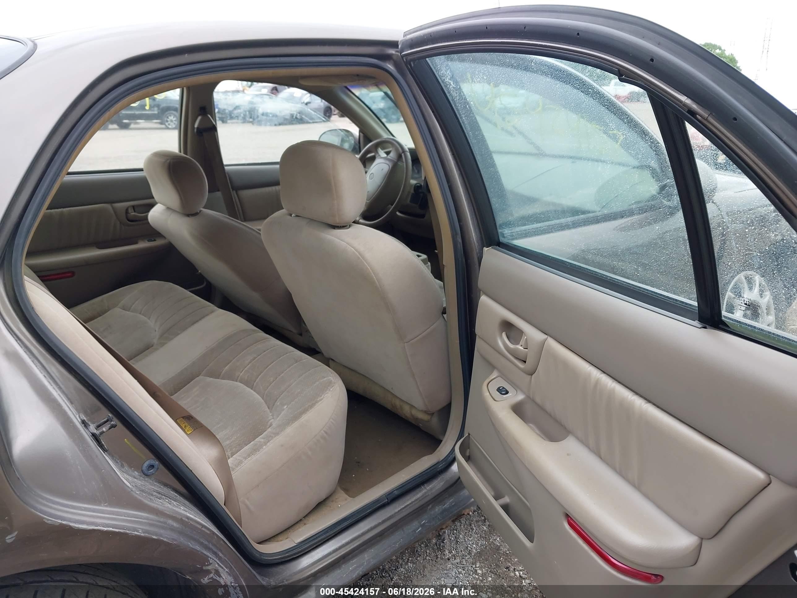 2002 Buick Century Custom Brown vin: 2G4WS52J021187699